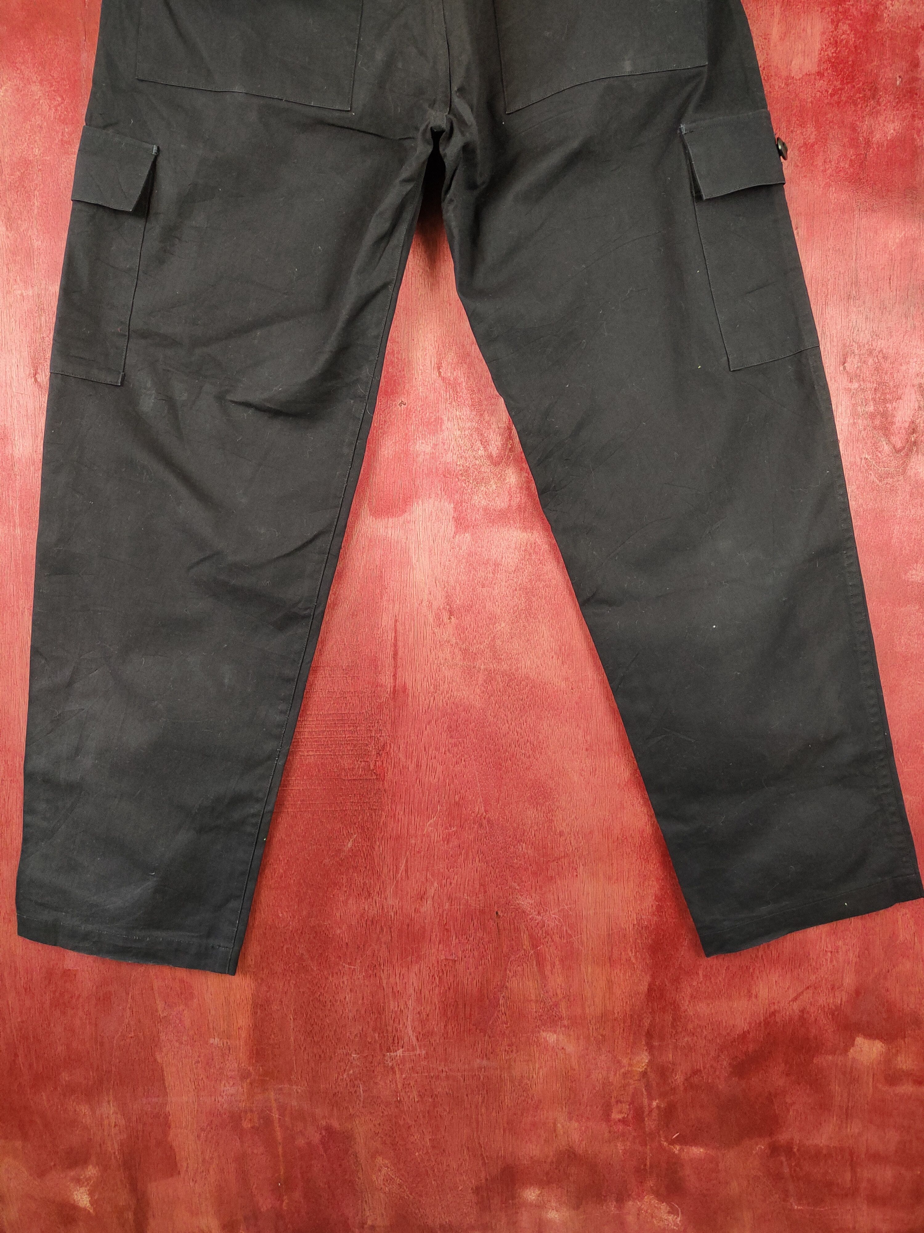 Japanese Brand Sarcastic Homme black multi pocket tactical pant #S356 Size US 31 - 10 Thumbnail