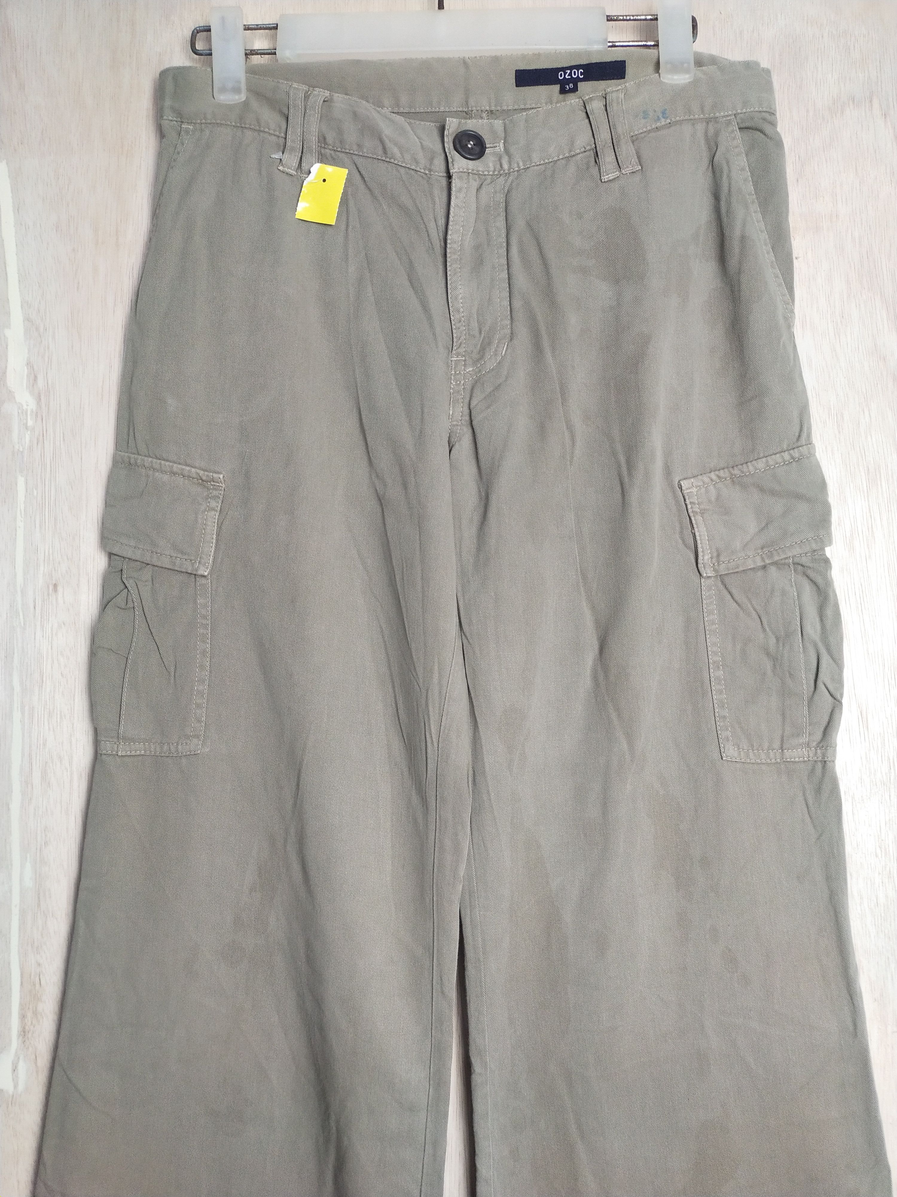 Japanese Brand OZOC Brown utility multipocket Cargo Pants #2878 Size 28" / US 6 / IT 42 - 2 Thumbnail