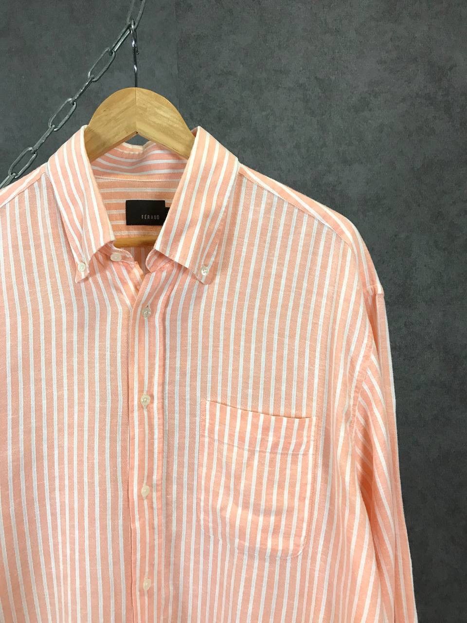 Designer × Louis Feraud Feraud luxury designer linen shirt Size US XL / EU 56 / 4 - 2 Thumbnail