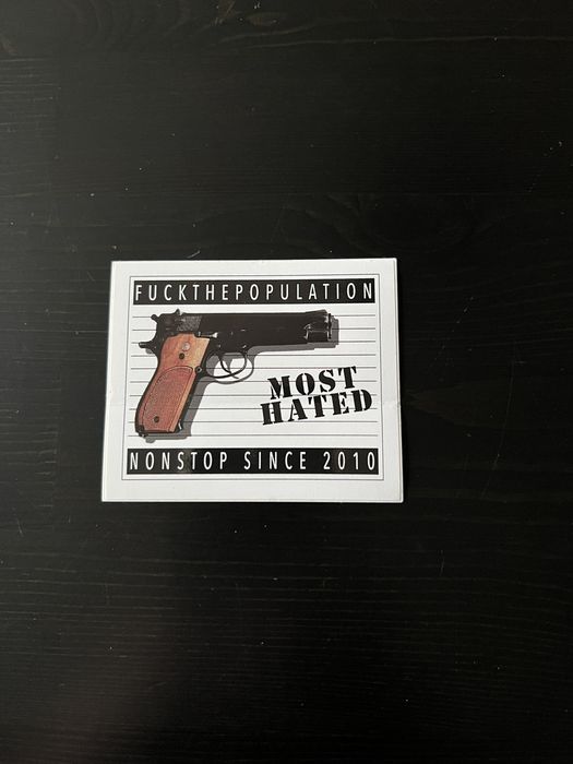 Stickers FTP Nonstop Most Hated Sticker FW19 | Grailed