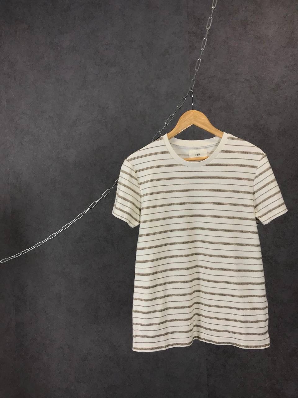 Folk Folk beige tee Size US S / EU 44-46 / 1 - 1 Thumbnail