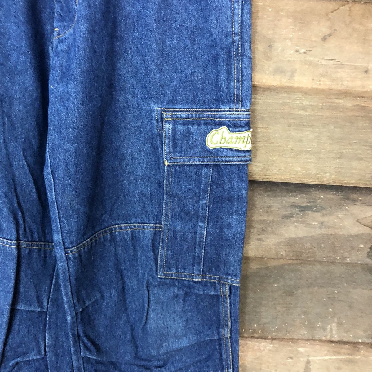 Japanese Brand DL Chevignon double knee japan multipocket Denim Pants #3407 Size US 30 / EU 46 - 7 Thumbnail