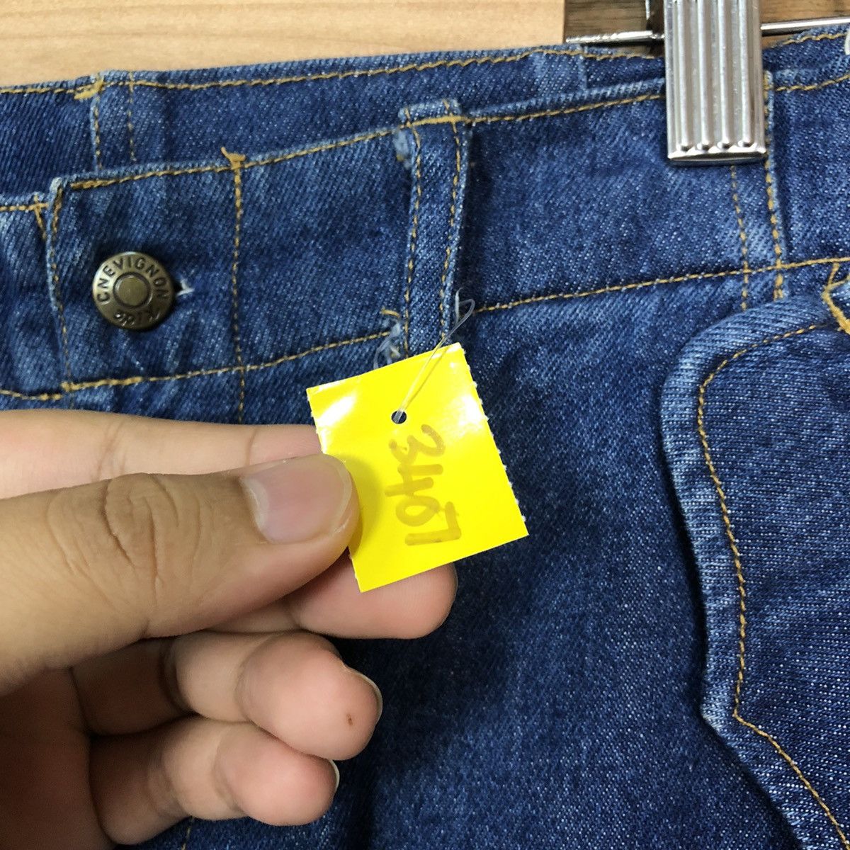 Japanese Brand DL Chevignon double knee japan multipocket Denim Pants #3407 Size US 30 / EU 46 - 11 Thumbnail