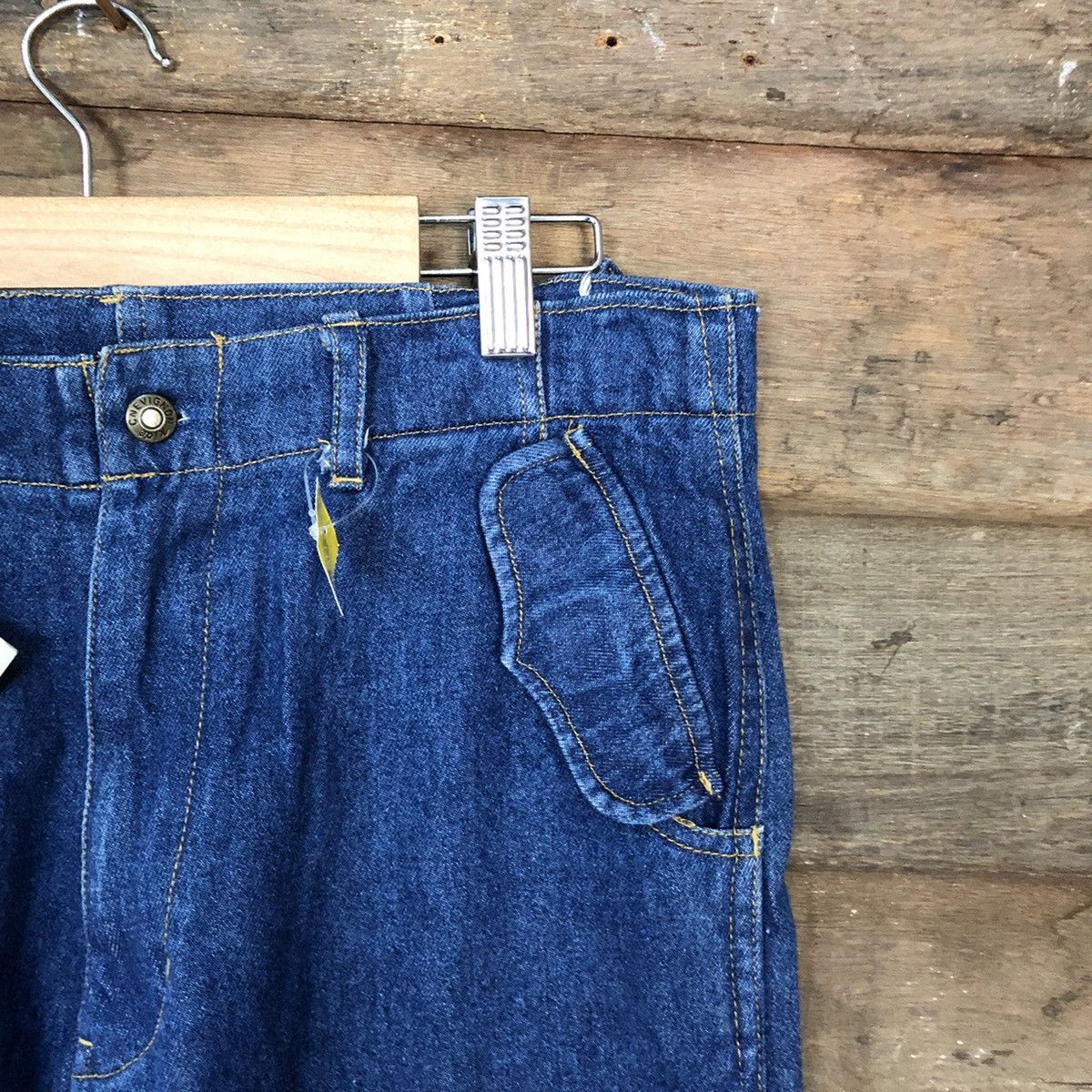 Japanese Brand DL Chevignon double knee japan multipocket Denim Pants #3407 Size US 30 / EU 46 - 5 Thumbnail