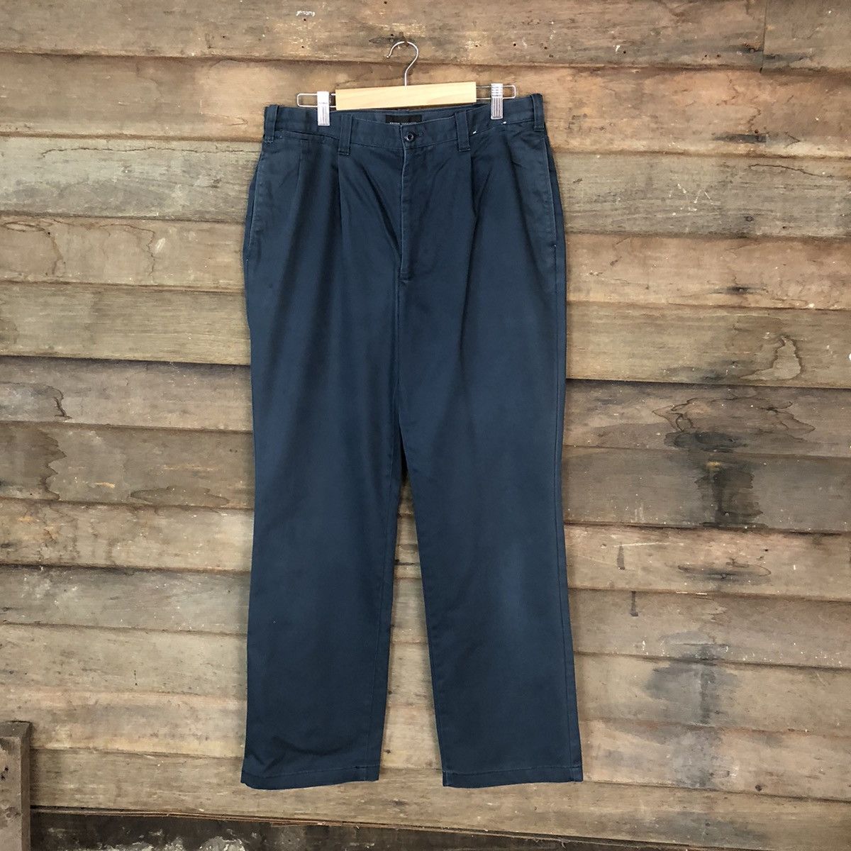 Japanese Brand × Kansai Yamamoto Kansai Yamamoto Dark Blue casual cargo Pants #6900 Size US 31 - 1 Thumbnail