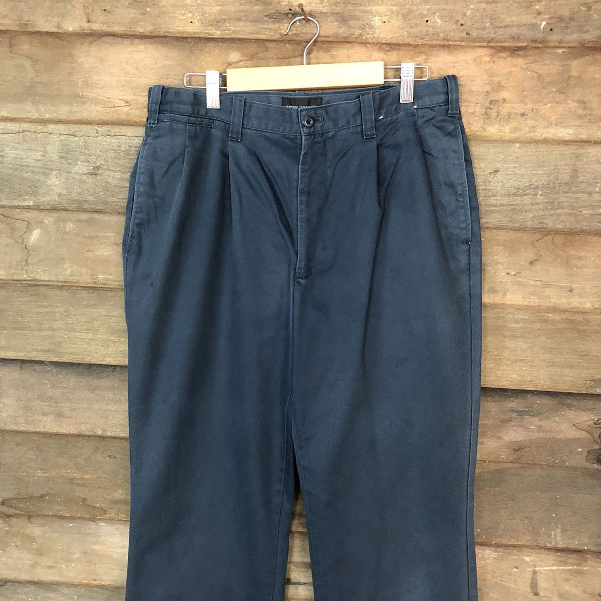 Japanese Brand × Kansai Yamamoto Kansai Yamamoto Dark Blue casual cargo Pants #6900 Size US 31 - 2 Thumbnail