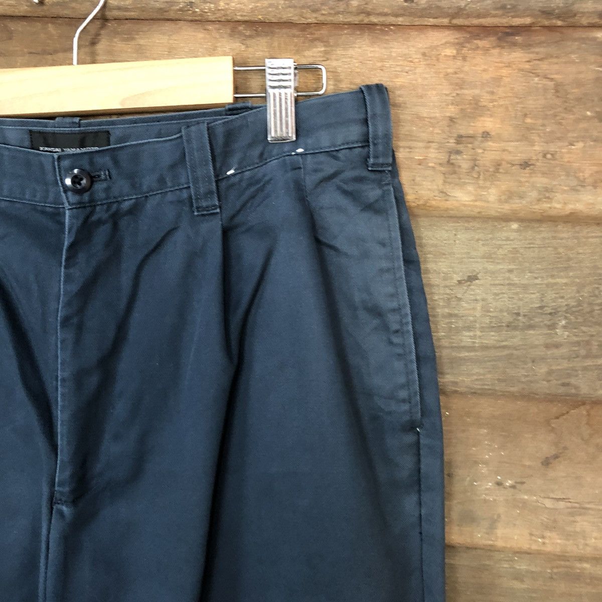 Japanese Brand × Kansai Yamamoto Kansai Yamamoto Dark Blue casual cargo Pants #6900 Size US 31 - 5 Thumbnail