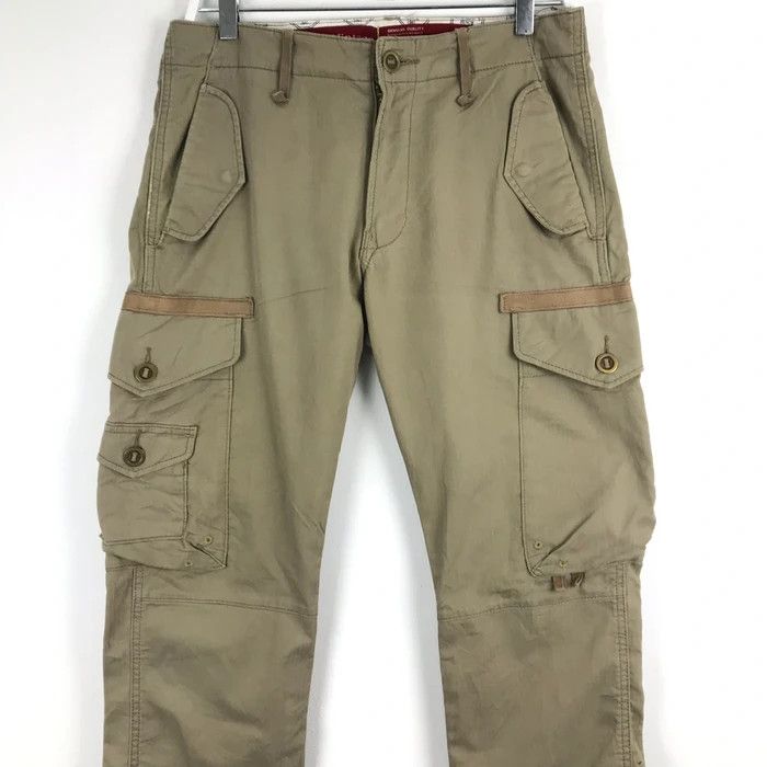 Edwin × Japanese Brand × Vintage (SY0168) EDWIN EXCLUSIVE VINTAGE 6 POCKETS CARGO PANTS Size US 33 - 2 Thumbnail
