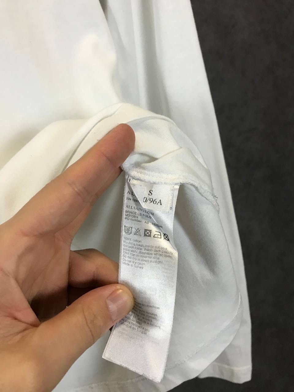 Allsaints Allsaints white polo longsleeve Size US S / EU 44-46 / 1 - 5 Thumbnail