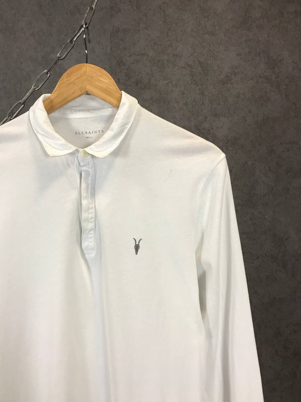 Allsaints Allsaints white polo longsleeve Size US S / EU 44-46 / 1 - 2 Thumbnail