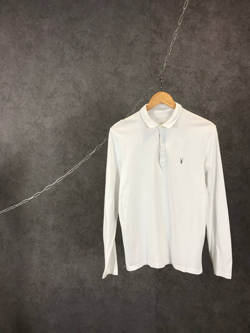 Allsaints Allsaints white polo longsleeve Size US S / EU 44-46 / 1 - 1 Thumbnail