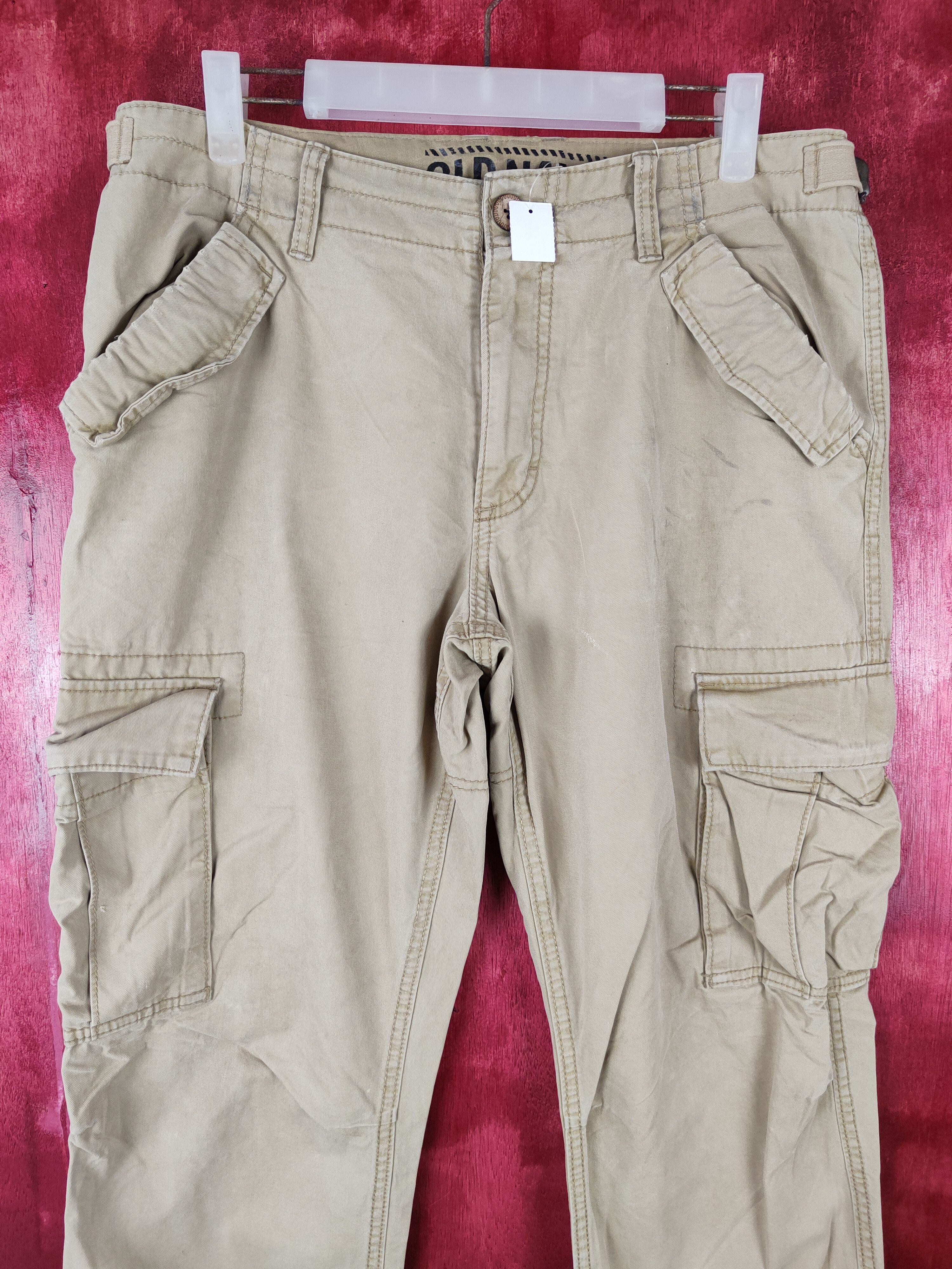 Japanese Brand × Old Navy Old Navy multipocket tactical Brown cargo Pants #4366 Size US 32 / EU 48 - 2 Thumbnail