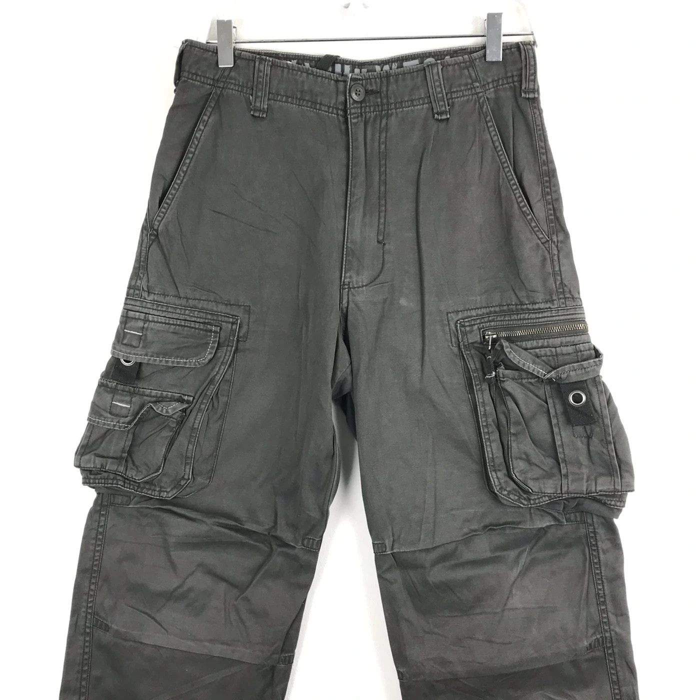 Japanese Brand × Vintage (SY0170)VTG JAPAN VACHE FADED CARGO PANTS Size US 31 - 2 Thumbnail