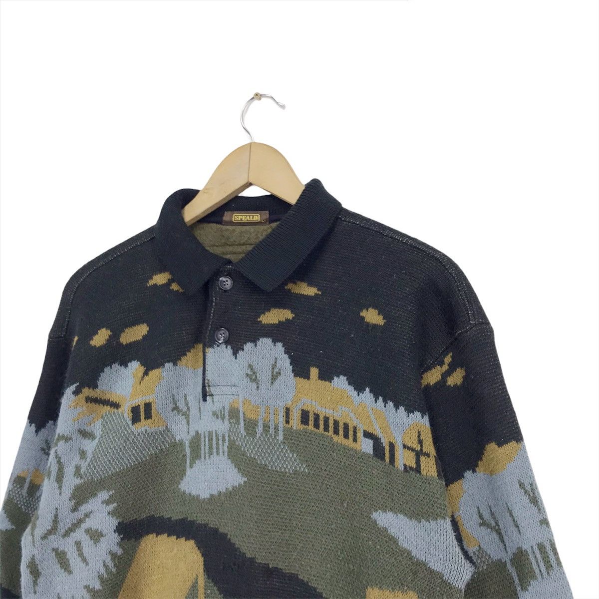 Japanese Brand × Vintage Vintage Speald Over Print Knit Sweatshirts Size US M / EU 48-50 / 2 - 4 Thumbnail