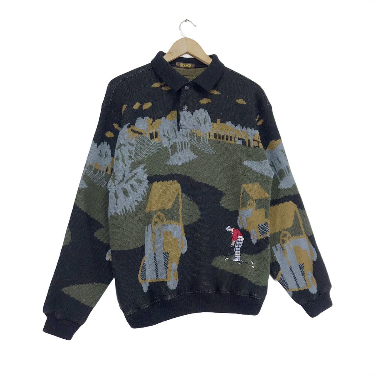 Japanese Brand × Vintage Vintage Speald Over Print Knit Sweatshirts Size US M / EU 48-50 / 2 - 3 Thumbnail