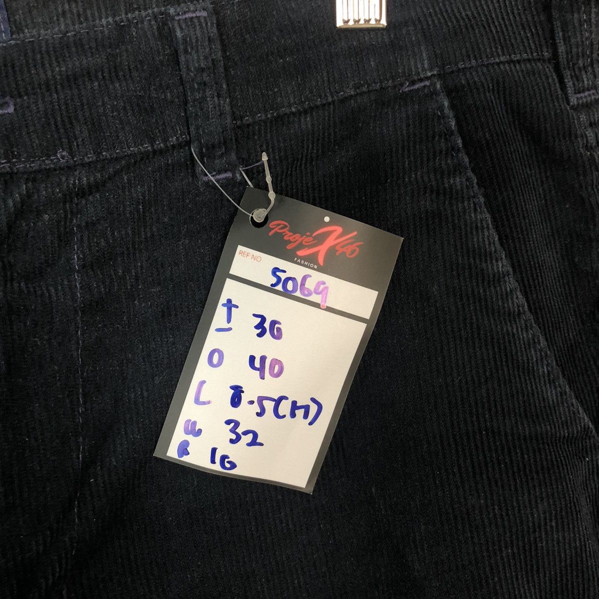 Vintage California Band Dark blue Conduroy Casual Pants #5069 Size US 32 / EU 48 - 8 Thumbnail