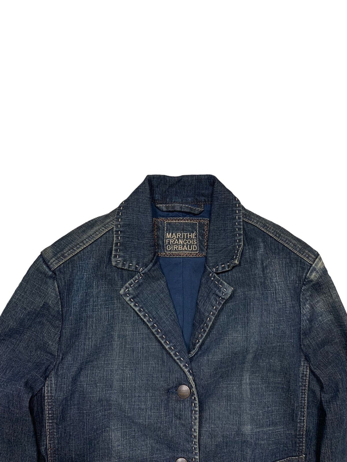 Marithe + Francois Girbaud Marithe Francois Girbaud Deconstruc Hand Stitch Jacket Coat Size S / US 4 / IT 40 - 5 Thumbnail