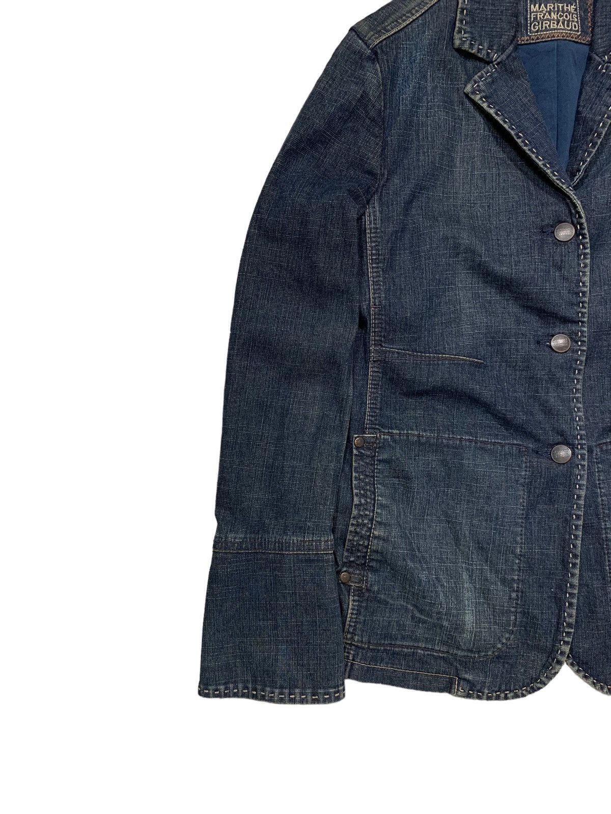 Marithe + Francois Girbaud Marithe Francois Girbaud Deconstruc Hand Stitch Jacket Coat Size S / US 4 / IT 40 - 4 Thumbnail