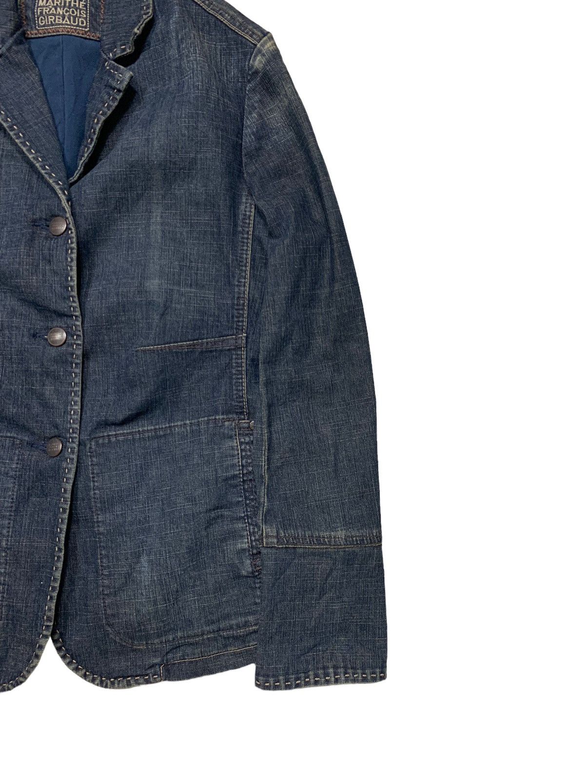 Marithe + Francois Girbaud Marithe Francois Girbaud Deconstruc Hand Stitch Jacket Coat Size S / US 4 / IT 40 - 3 Thumbnail
