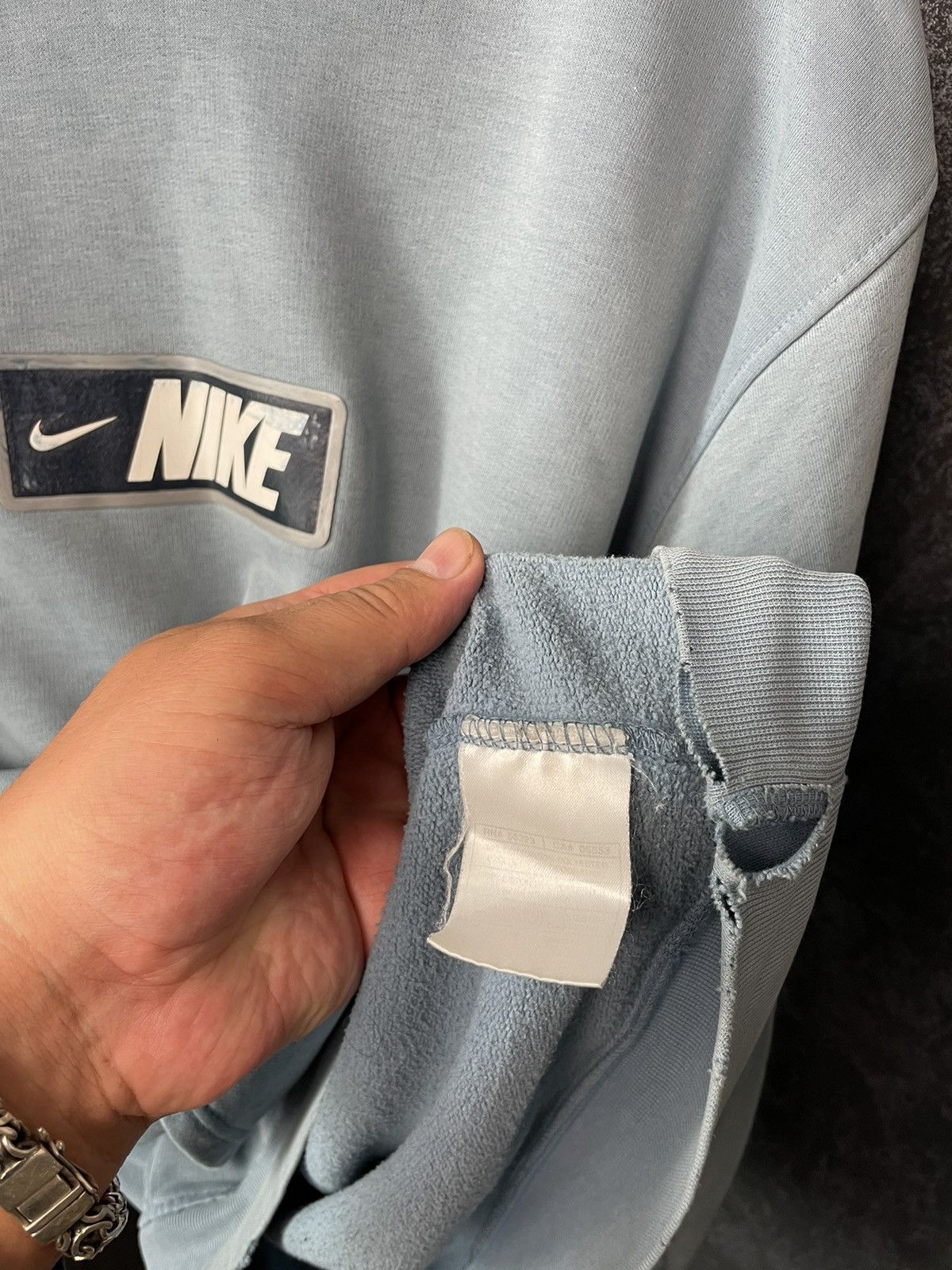 Nike × Vintage Hoodie box logo retro vintage Nike distressed Size US XL / EU 56 / 4 - 6 Thumbnail