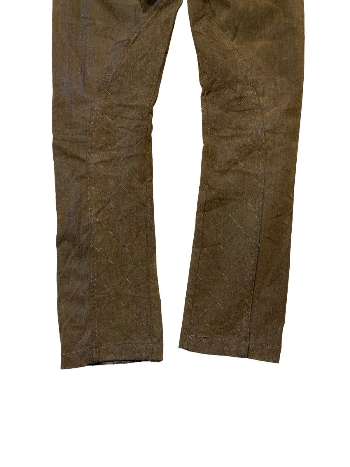 Japanese Brand × Leather Rare Japanese Brand Trick & Treat Suede Pants Zipped Legs Size US 30 / EU 46 - 7 Thumbnail