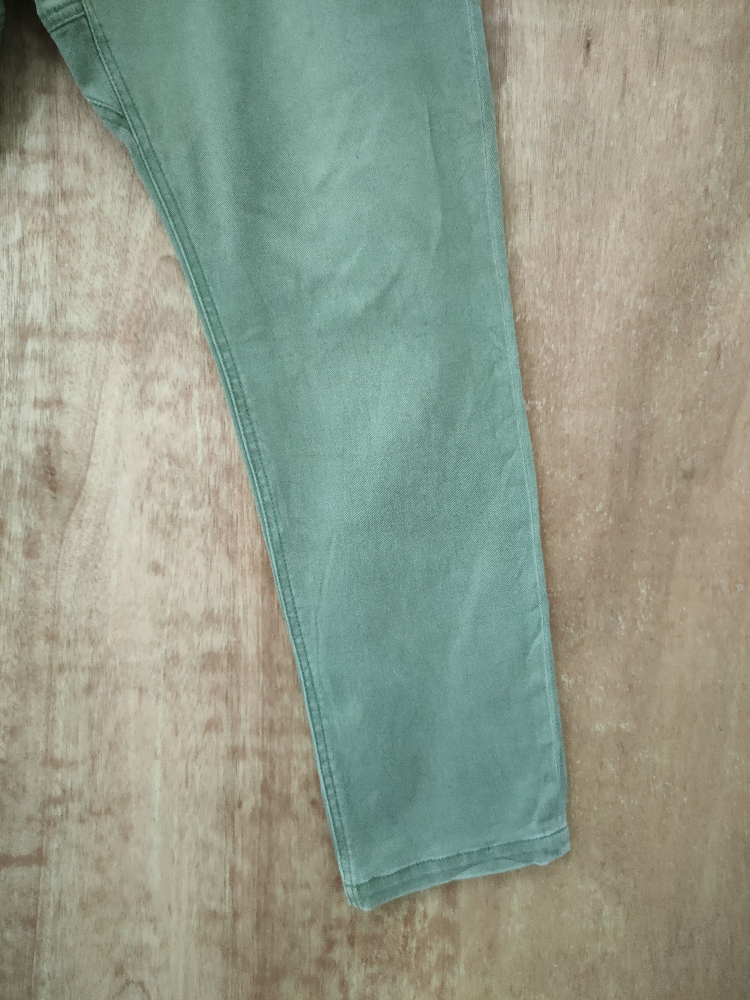 Japanese Brand DLL Kriff Mayer green jogger cargo pants #46-214 Size US 32 / EU 48 - 3 Thumbnail