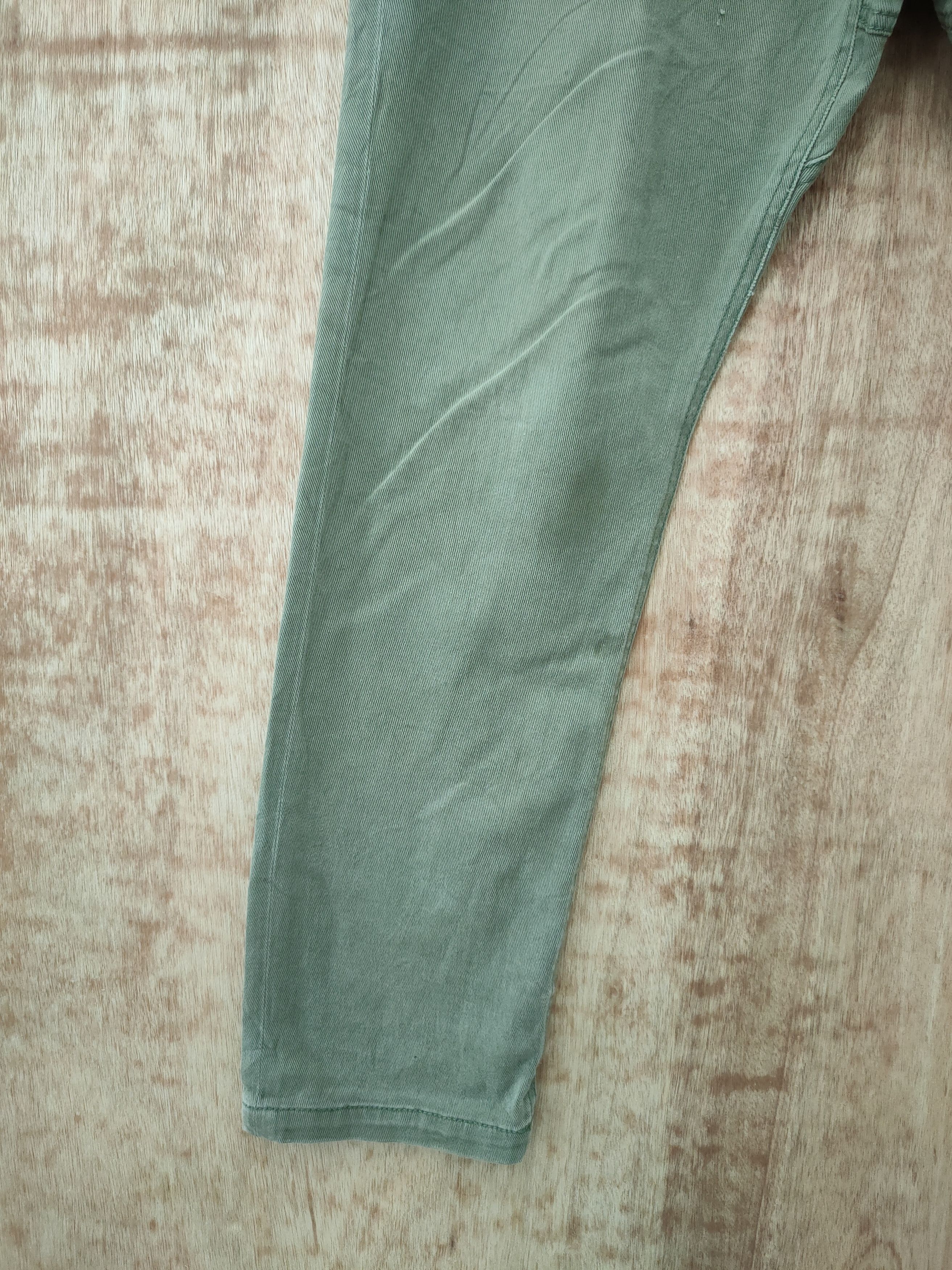 Japanese Brand DLL Kriff Mayer green jogger cargo pants #46-214 Size US 32 / EU 48 - 2 Thumbnail