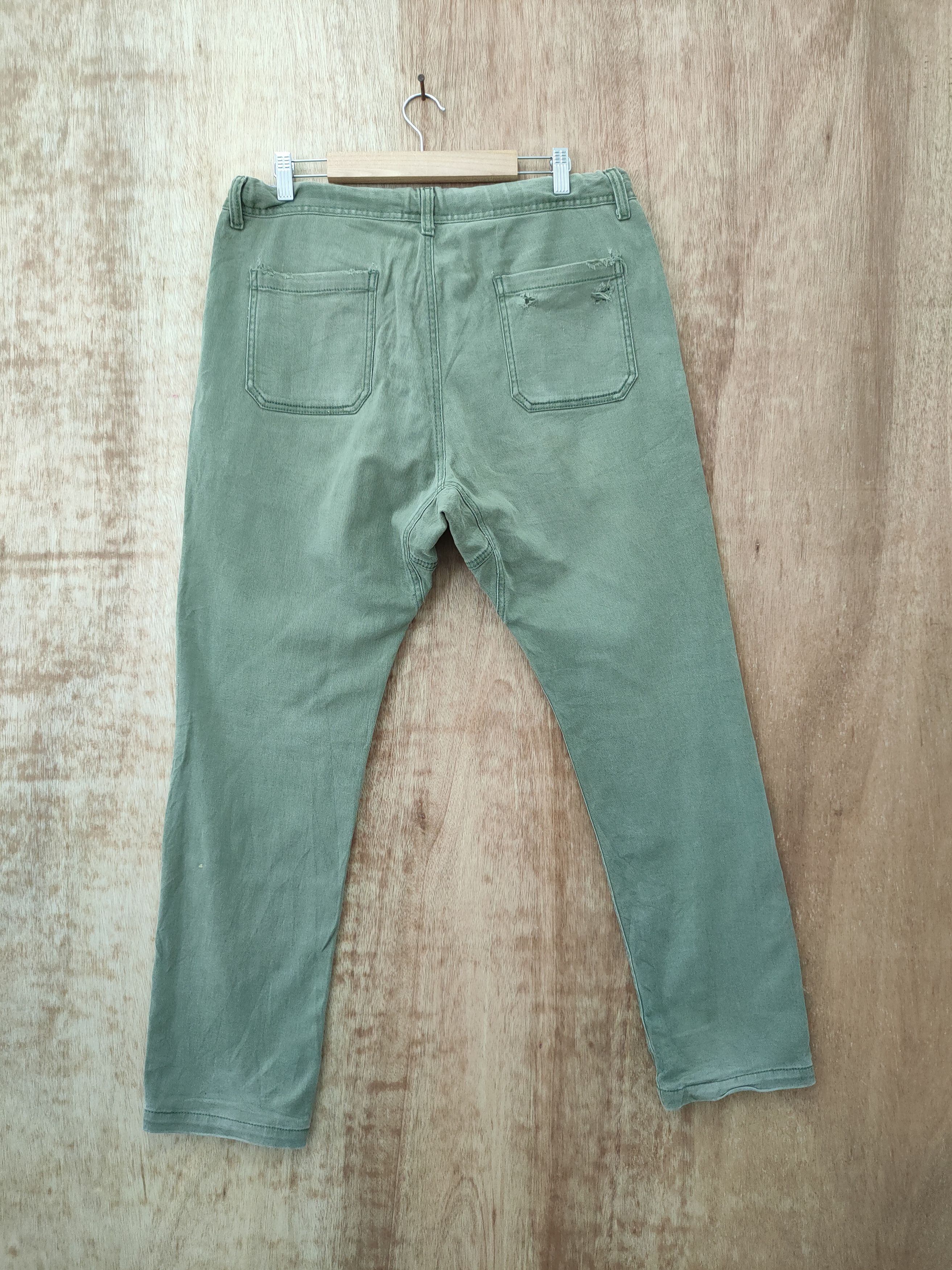 Japanese Brand DLL Kriff Mayer green jogger cargo pants #46-214 Size US 32 / EU 48 - 8 Thumbnail