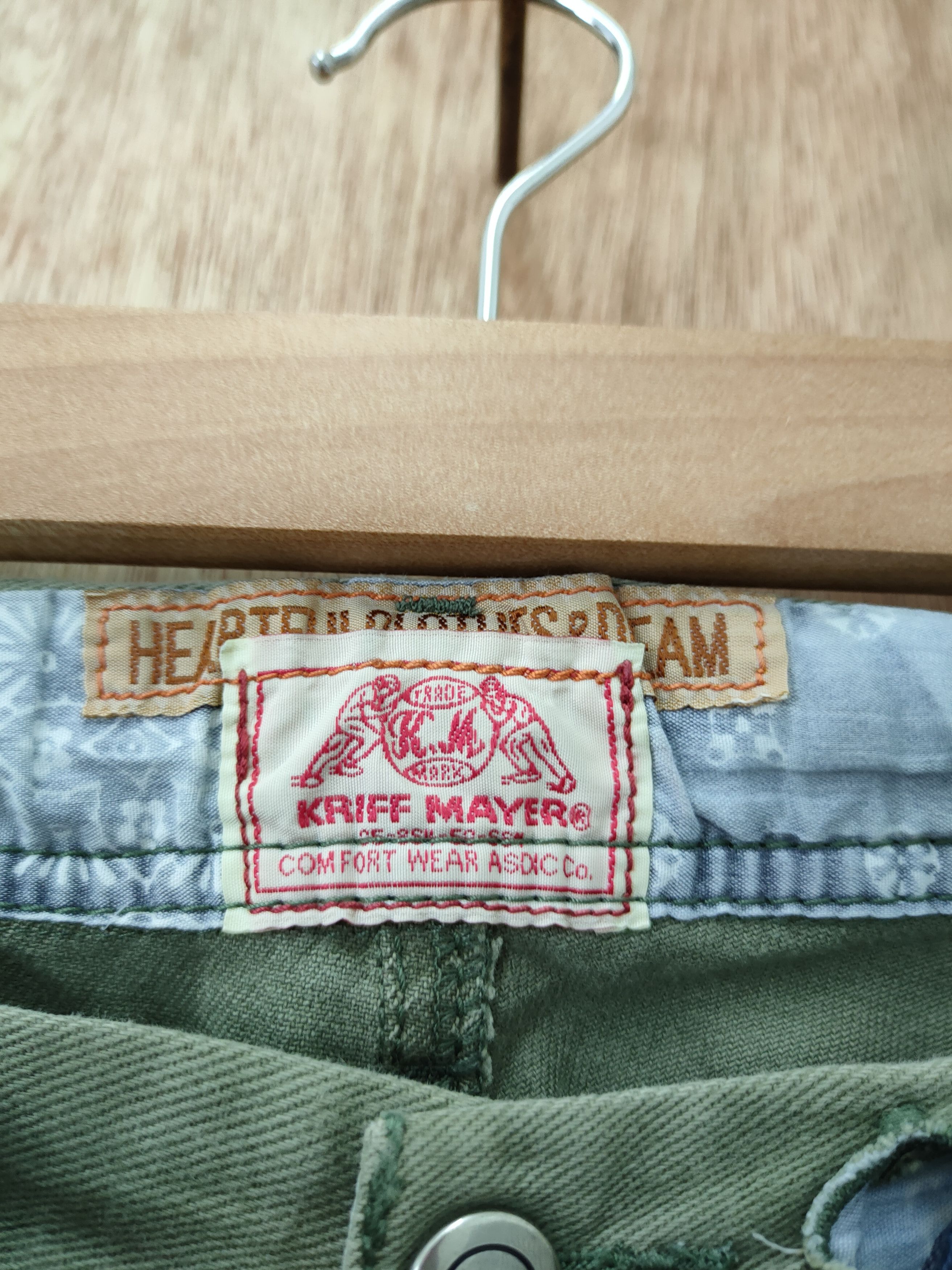 Japanese Brand DLL Kriff Mayer green jogger cargo pants #46-214 Size US 32 / EU 48 - 6 Thumbnail