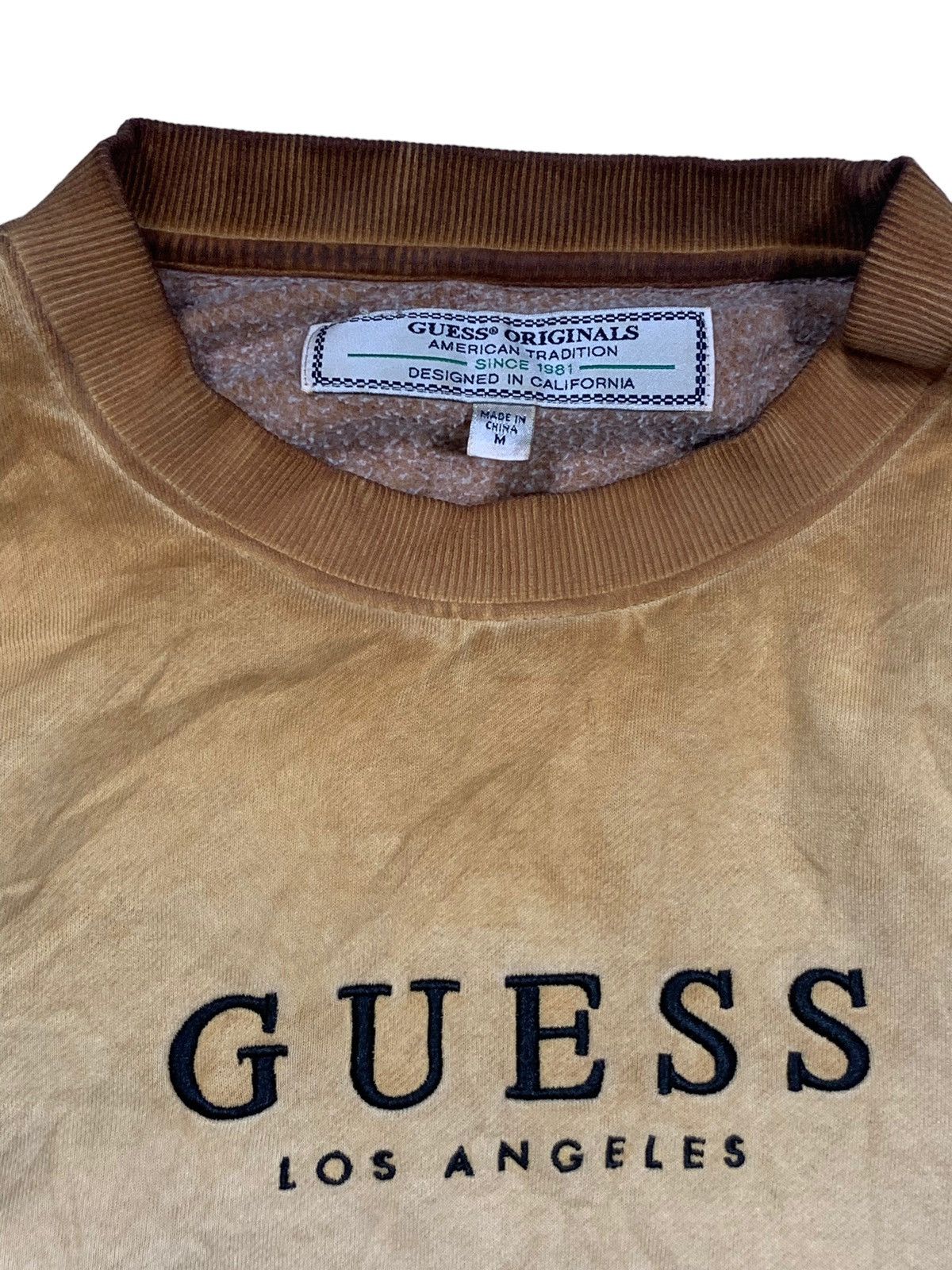 Guess × Vintage Vintage Guess Los Angeles Sweatshirt Tie Dye Size US L / EU 52-54 / 3 - 5 Thumbnail