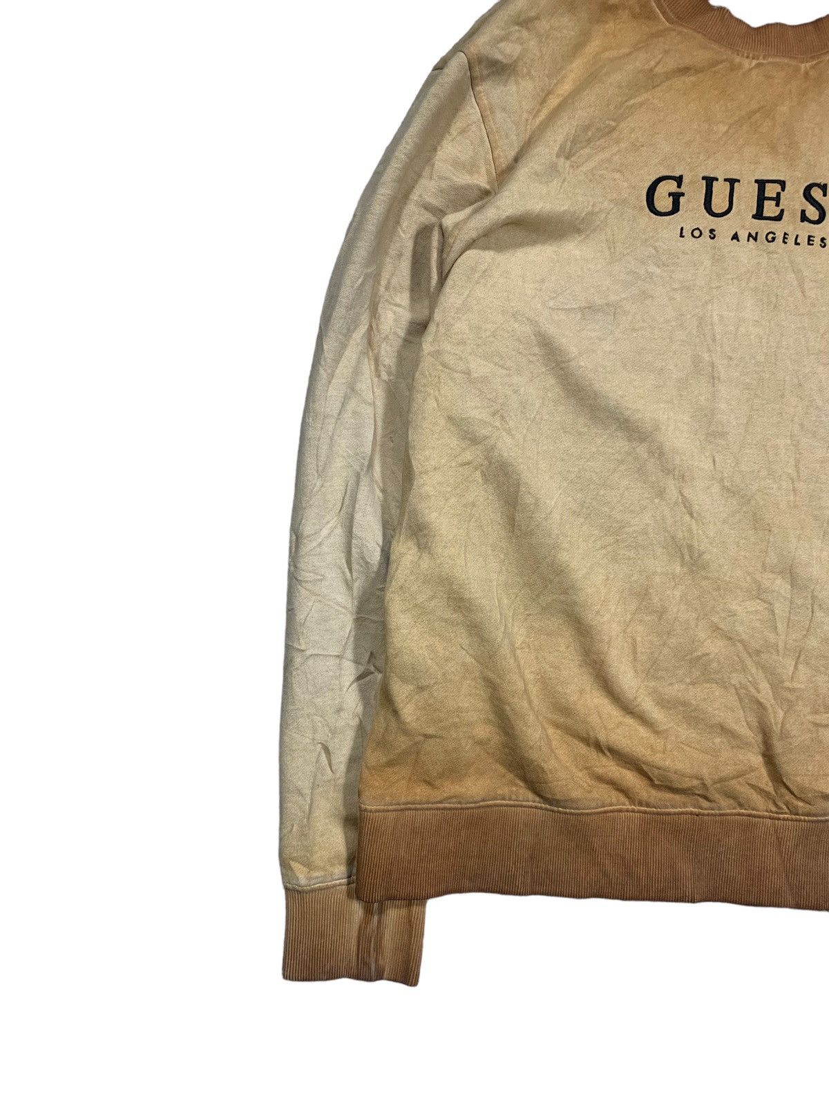 Guess × Vintage Vintage Guess Los Angeles Sweatshirt Tie Dye Size US L / EU 52-54 / 3 - 3 Thumbnail