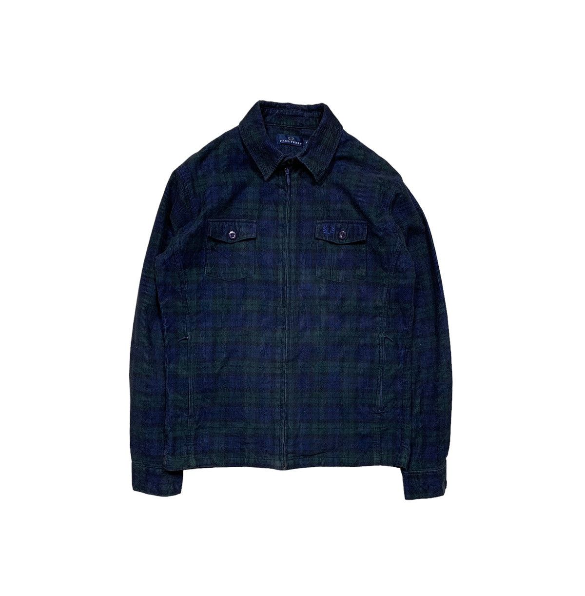 Fred Perry × Vintage Fred Perry Corduroy Light Jacket Double Pockets Size US M / EU 48-50 / 2 - 1 Thumbnail