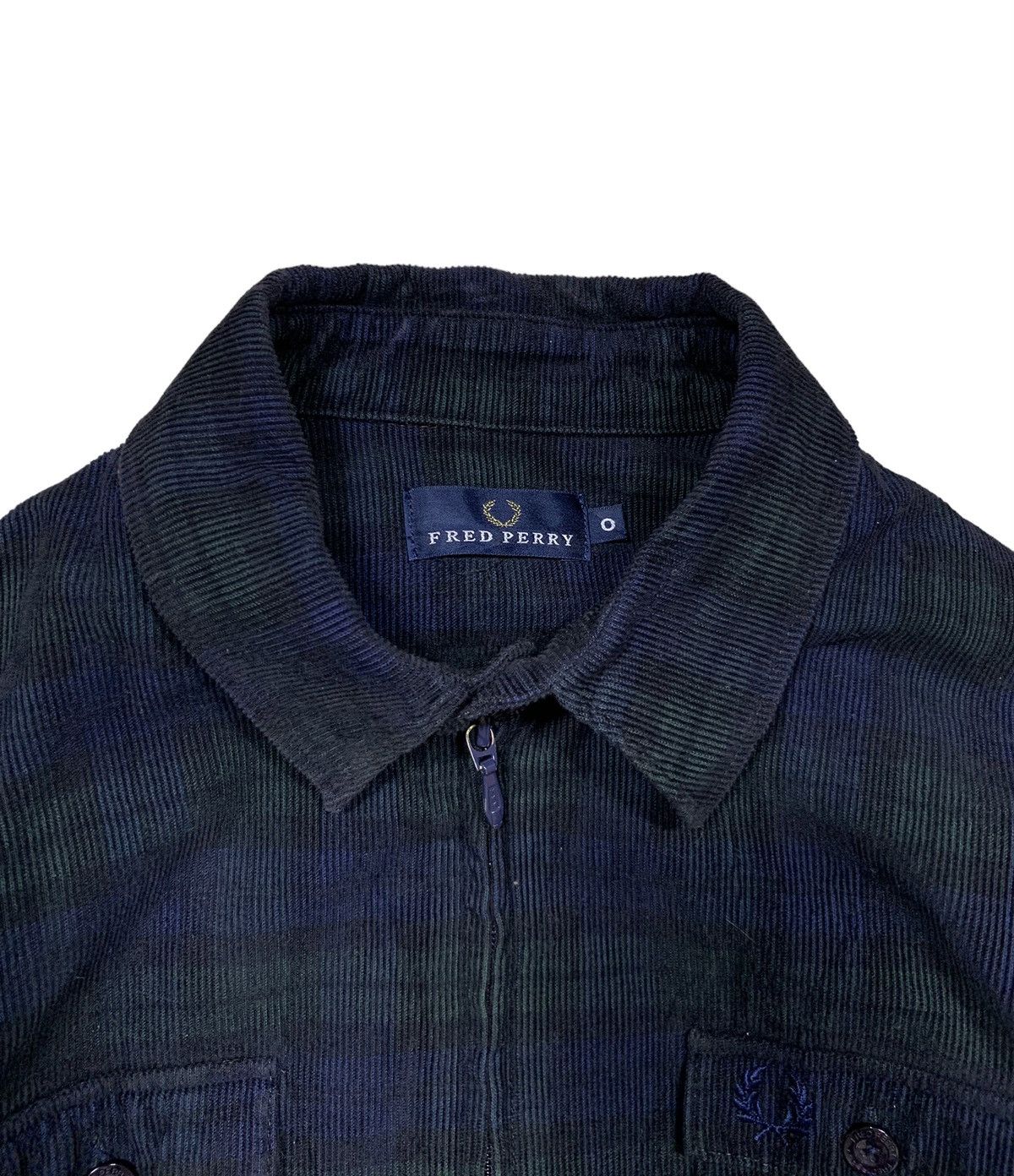 Fred Perry × Vintage Fred Perry Corduroy Light Jacket Double Pockets Size US M / EU 48-50 / 2 - 6 Thumbnail
