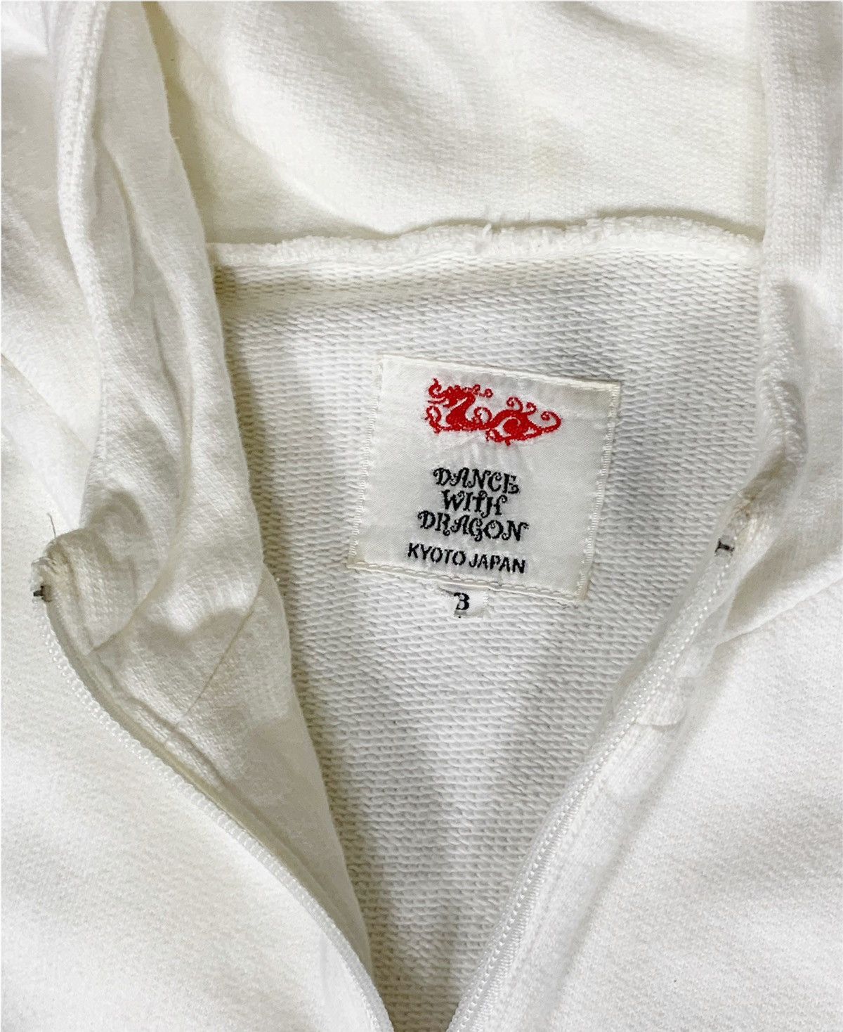 Japanese Brand Rare Dance With Dragon Hoodie White Colour Size US L / EU 52-54 / 3 - 5 Thumbnail