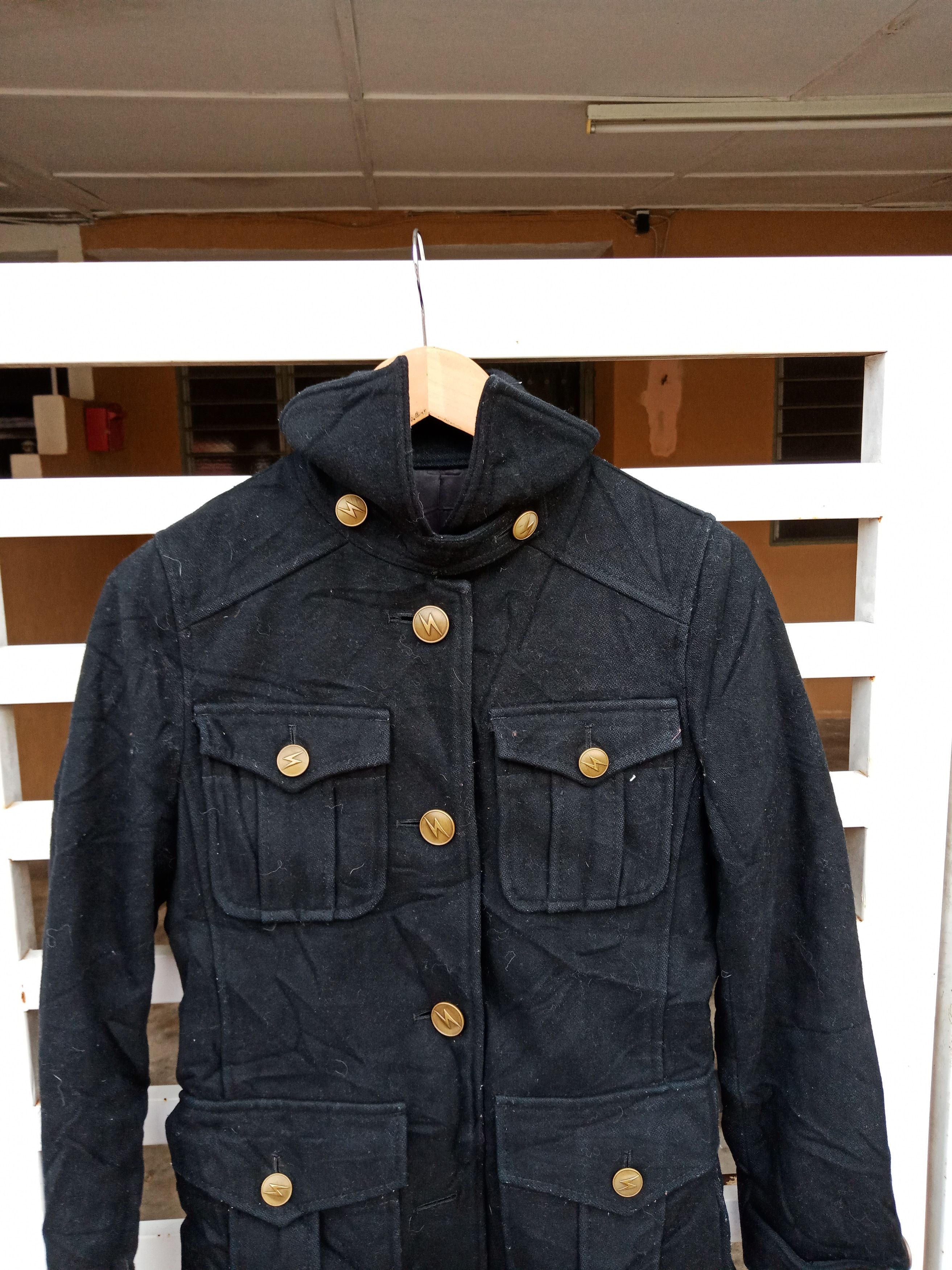 Hysteric Glamour Hysteric Glamour Wool Army Long Jacket Size US S / EU 44-46 / 1 - 6 Thumbnail