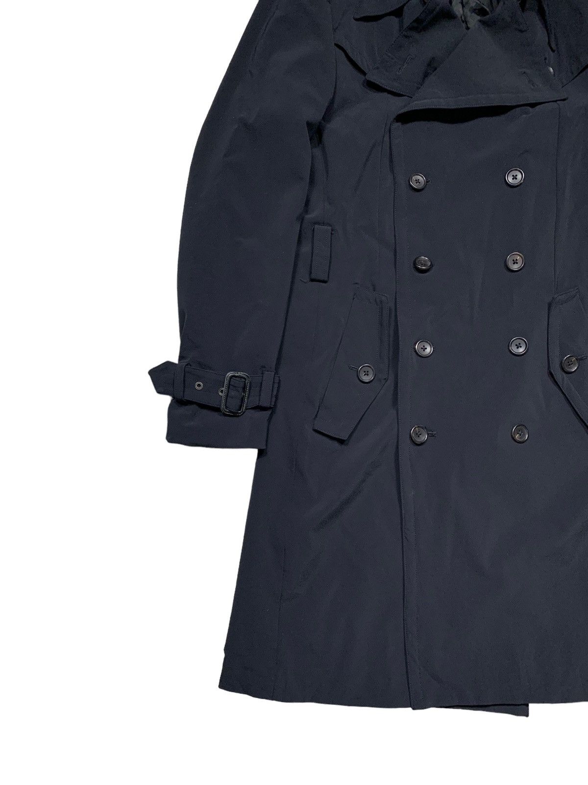 5351 POUR LES HOMMES × Japanese Brand Avant Garde 5351 Pour Les Hommes Black Trench Coat Size US S / EU 44-46 / 1 - 4 Thumbnail