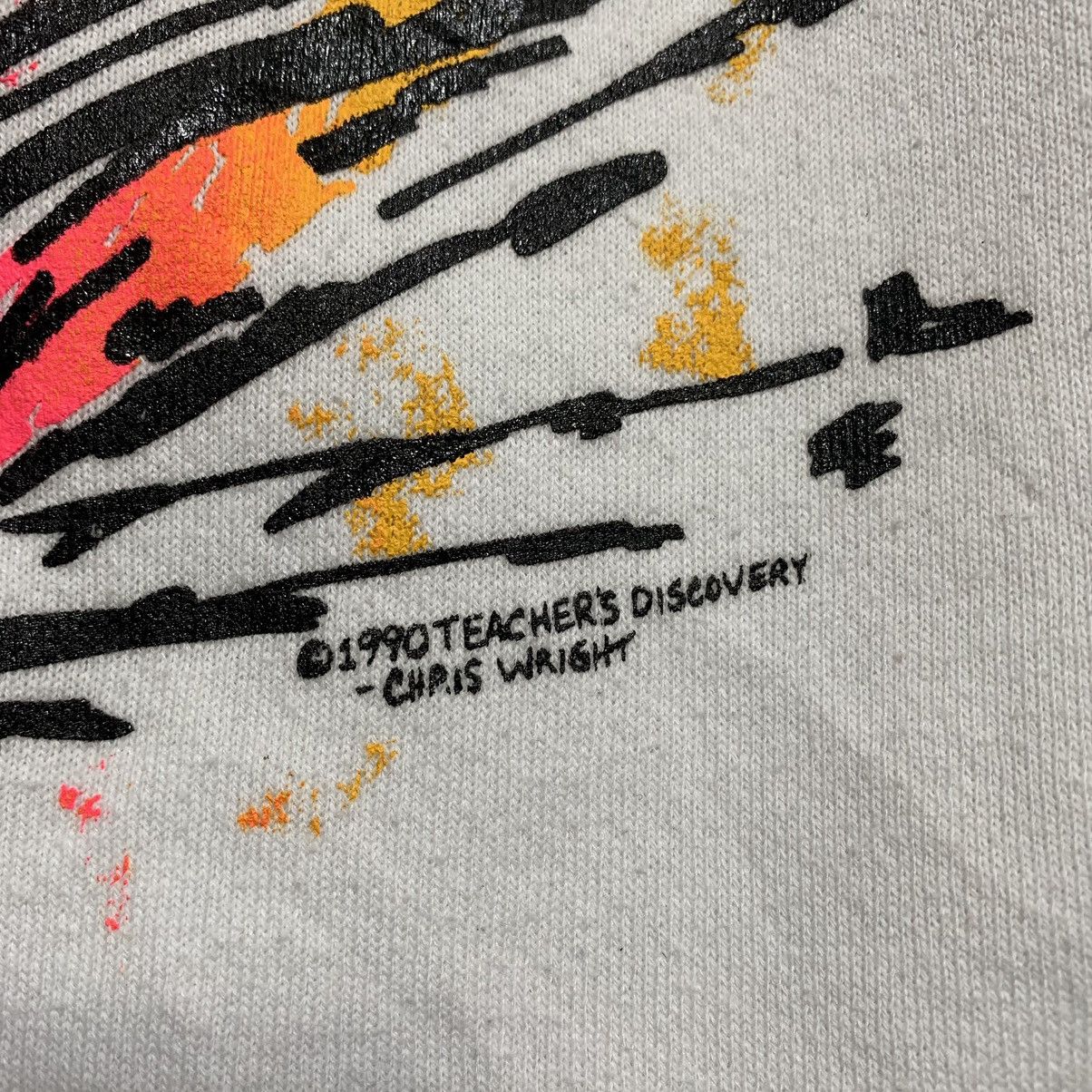 Fruit Of The Loom Vintage 90 Francais Chris Wright Sweatshirt Size US M / EU 48-50 / 2 - 9 Thumbnail