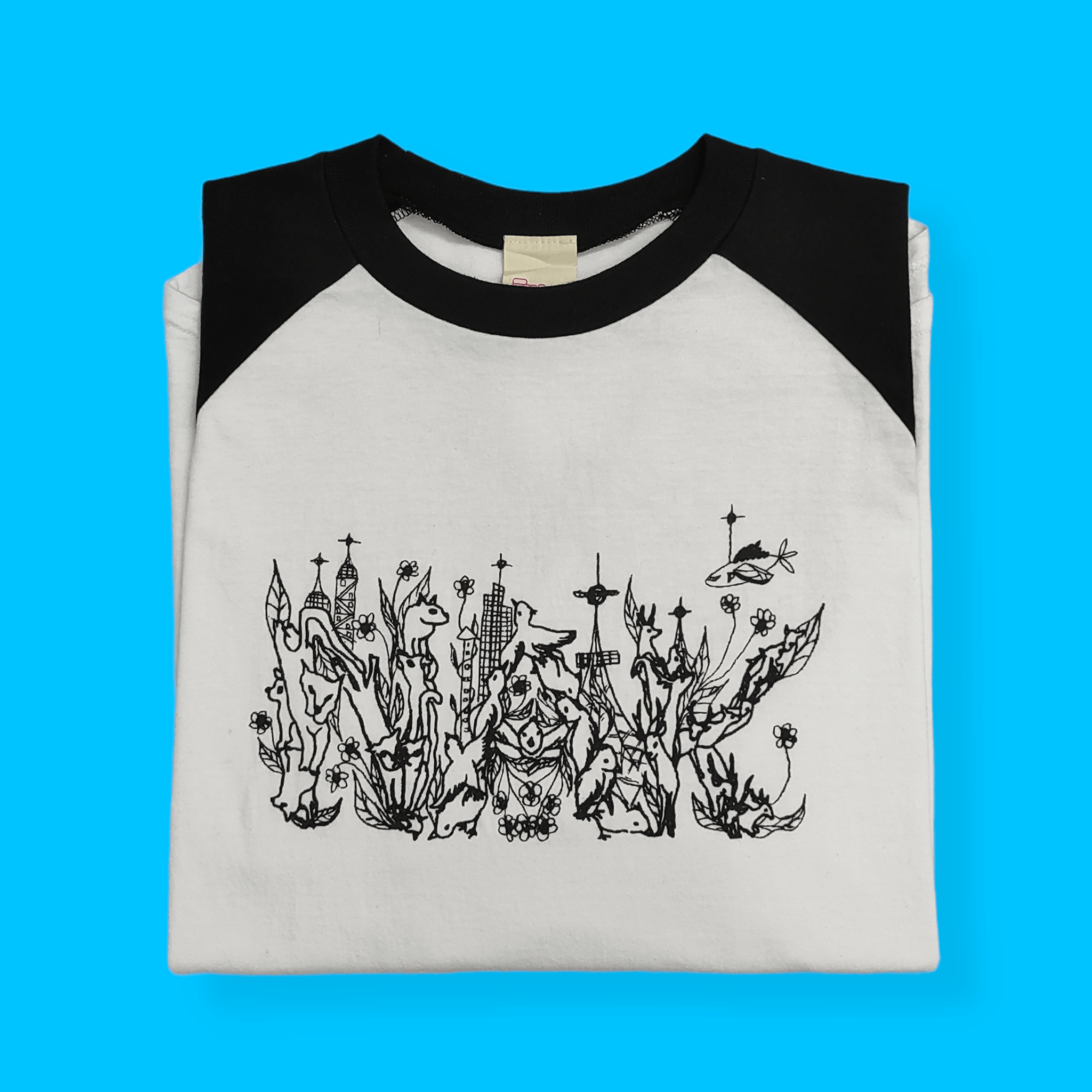 Band Tees OG Merch Perfume Jpop Trio Girl Tri Qtr tee Size US XL / EU 56 / 4 - 12 Thumbnail