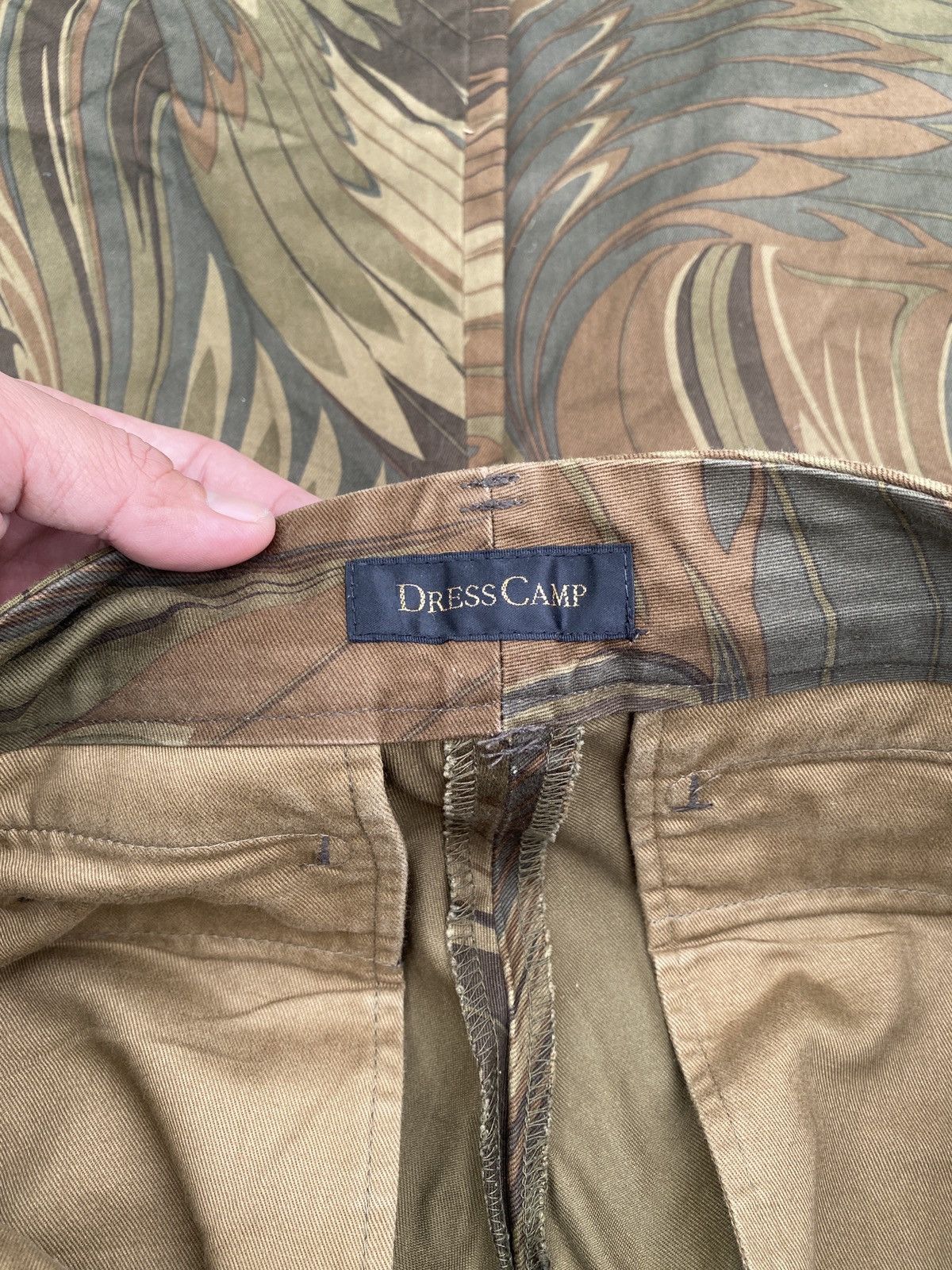 Hysteric Glamour × If Six Was Nine × Japanese Brand JAPANESE DRESS CAMP BRAND LEAFS PRINTED CARGO PANTS FLARED Size US 30 / EU 46 - 6 Thumbnail