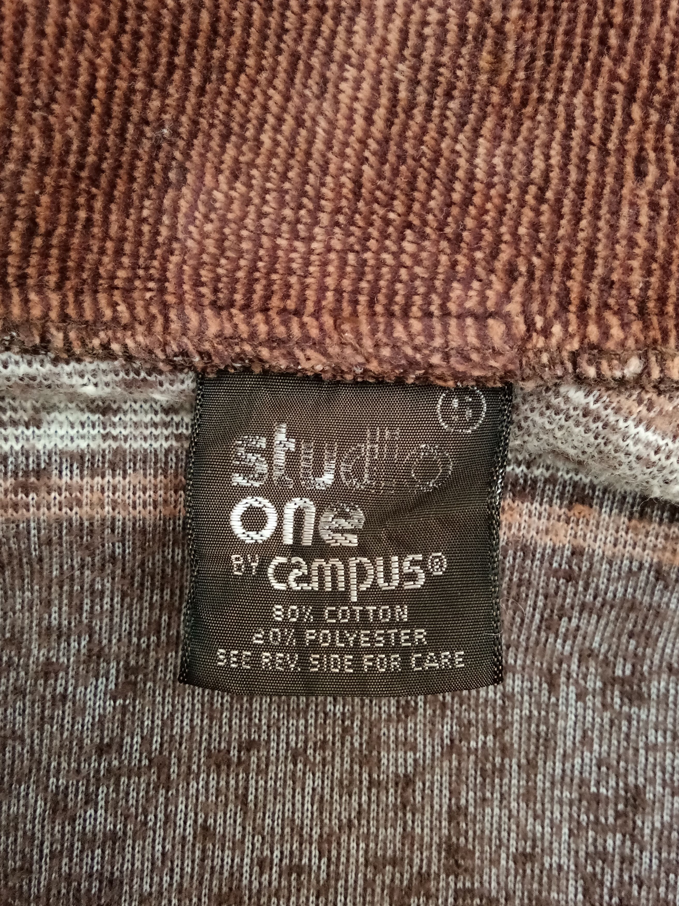 Vintage Vintage 1970's Studio one by campus stripe velour shirt USA Size US S / EU 44-46 / 1 - 3 Thumbnail