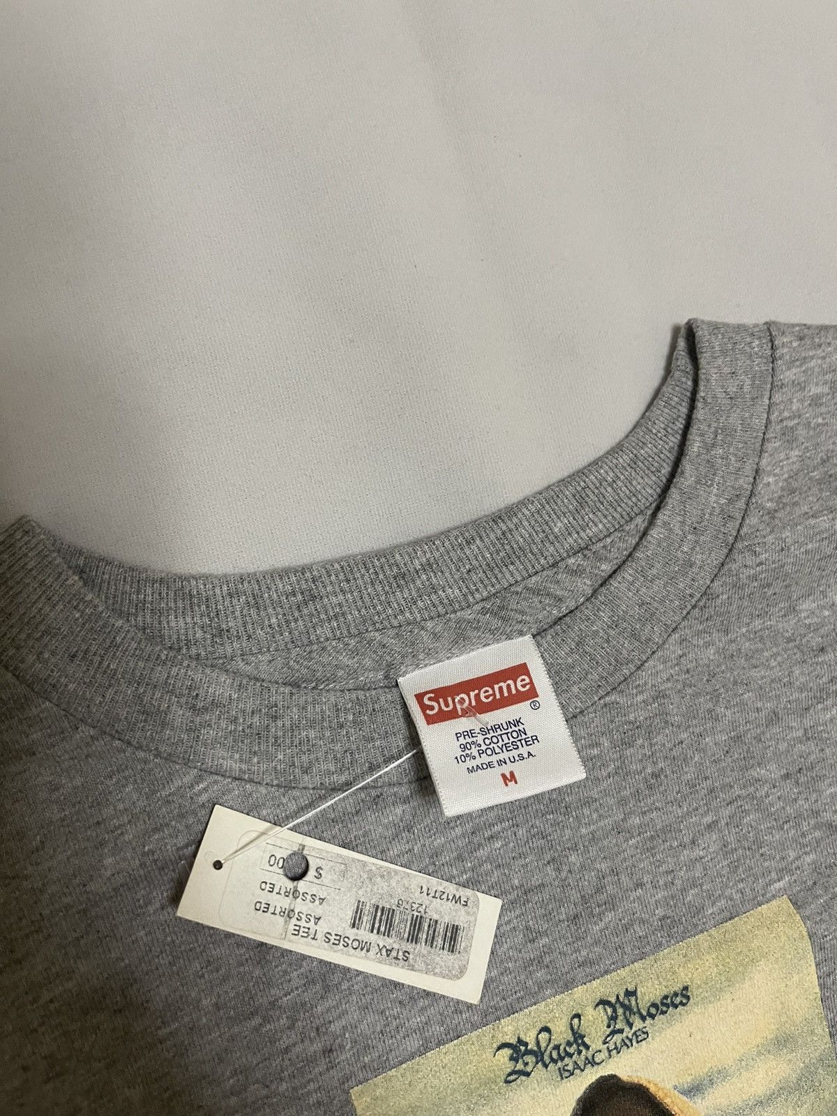 Supreme Supreme stax moses grey tee T-shirt ds Size US M / EU 48-50 / 2 - 3 Thumbnail
