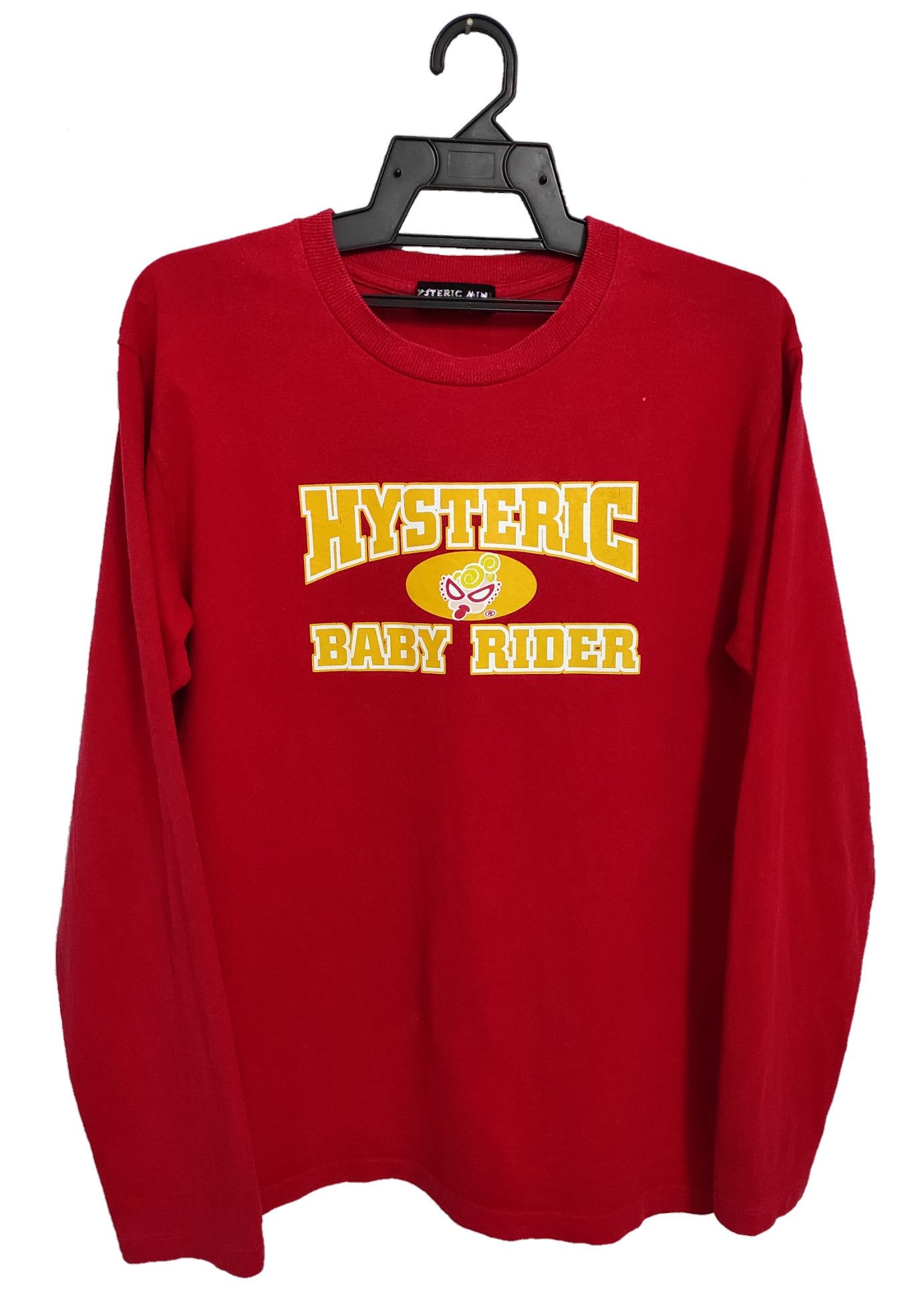 image of 1990X Clothing x Archival Clothing 1999 Hysteric Glamour Baby Rider No 1 Champion Tee in Red (Size 