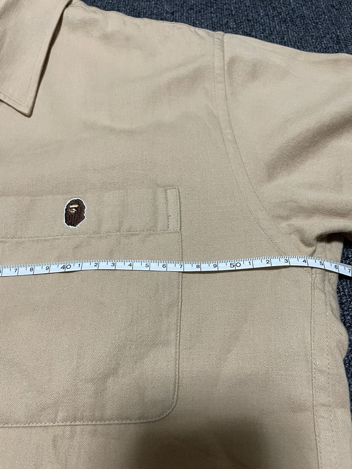 Bape BAPE Polo Size L Beige Size US L / EU 52-54 / 3 - 7 Thumbnail