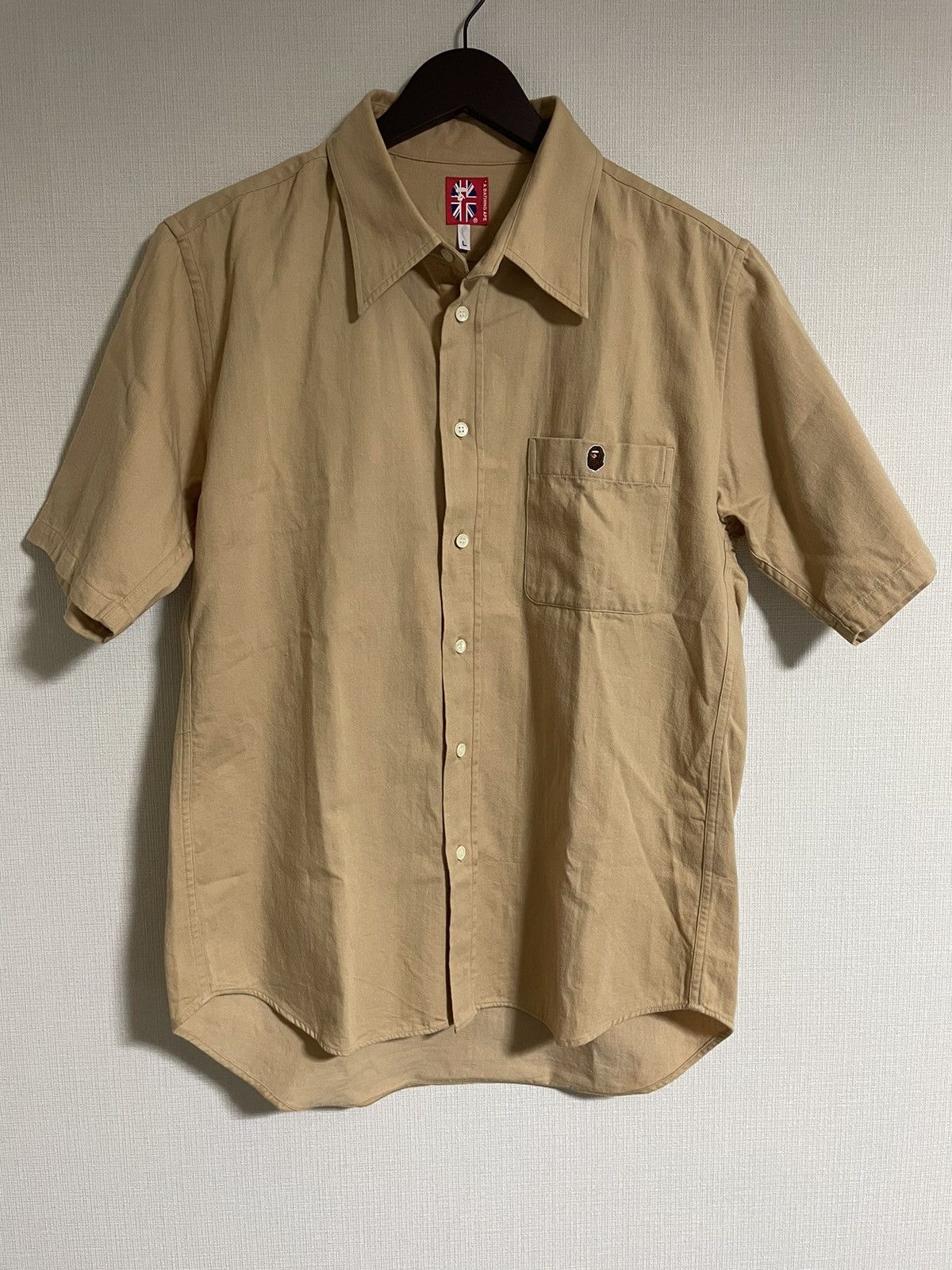 Bape BAPE Polo Size L Beige Size US L / EU 52-54 / 3 - 1 Thumbnail