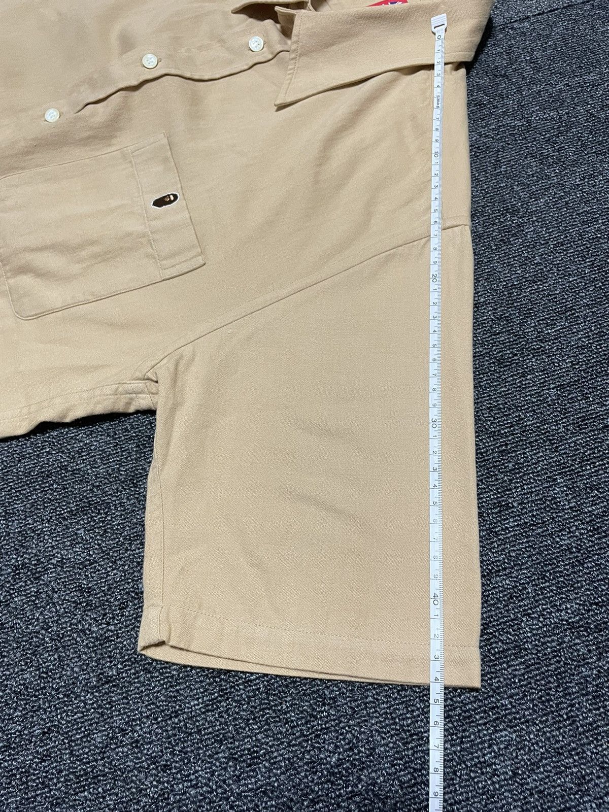 Bape BAPE Polo Size L Beige Size US L / EU 52-54 / 3 - 8 Thumbnail