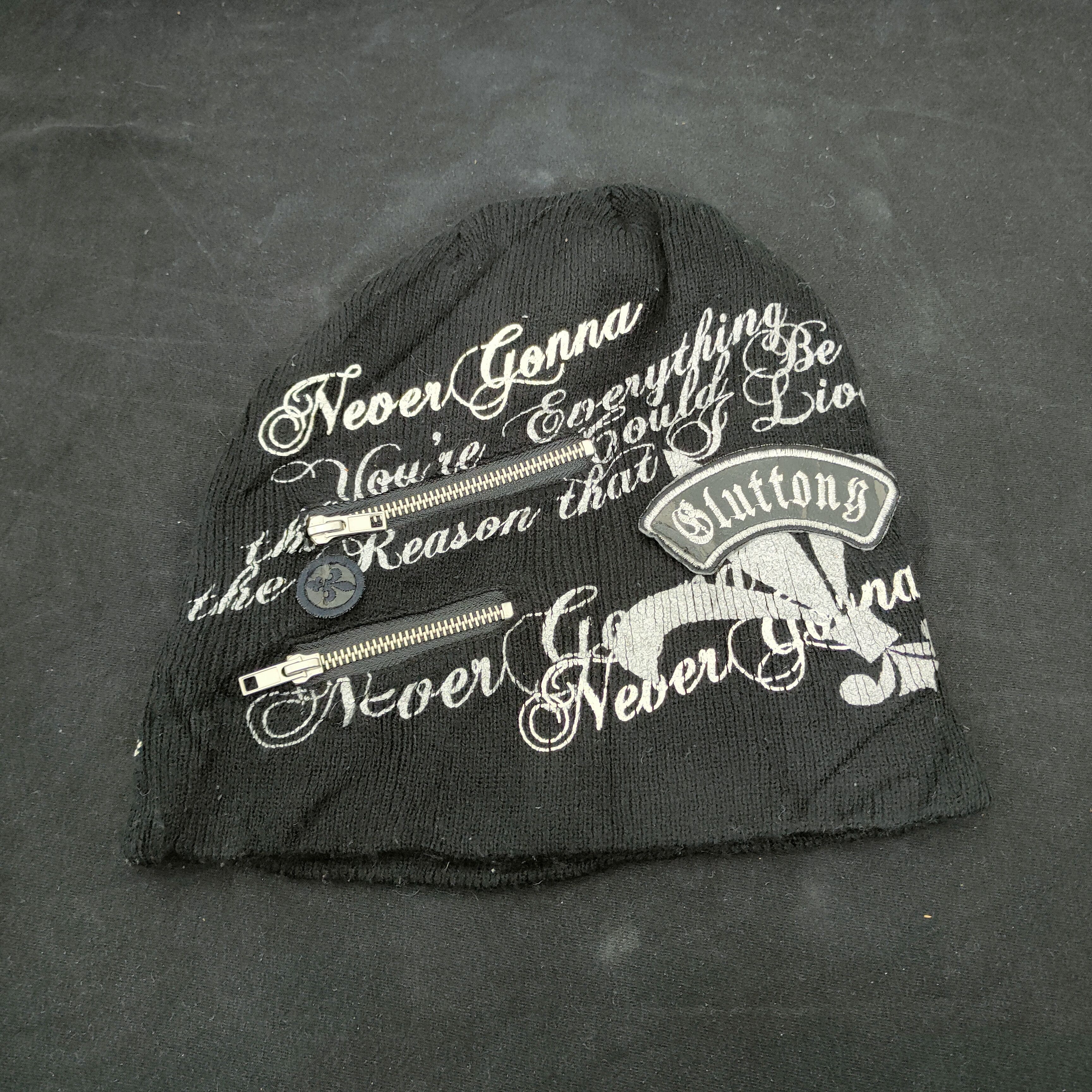 Japanese Brand × Seditionaries BESTOFFER JAPANESE BEANIE SEDITIONARIES ZIPPER PUNK STYLE Size ONE SIZE - 4 Thumbnail