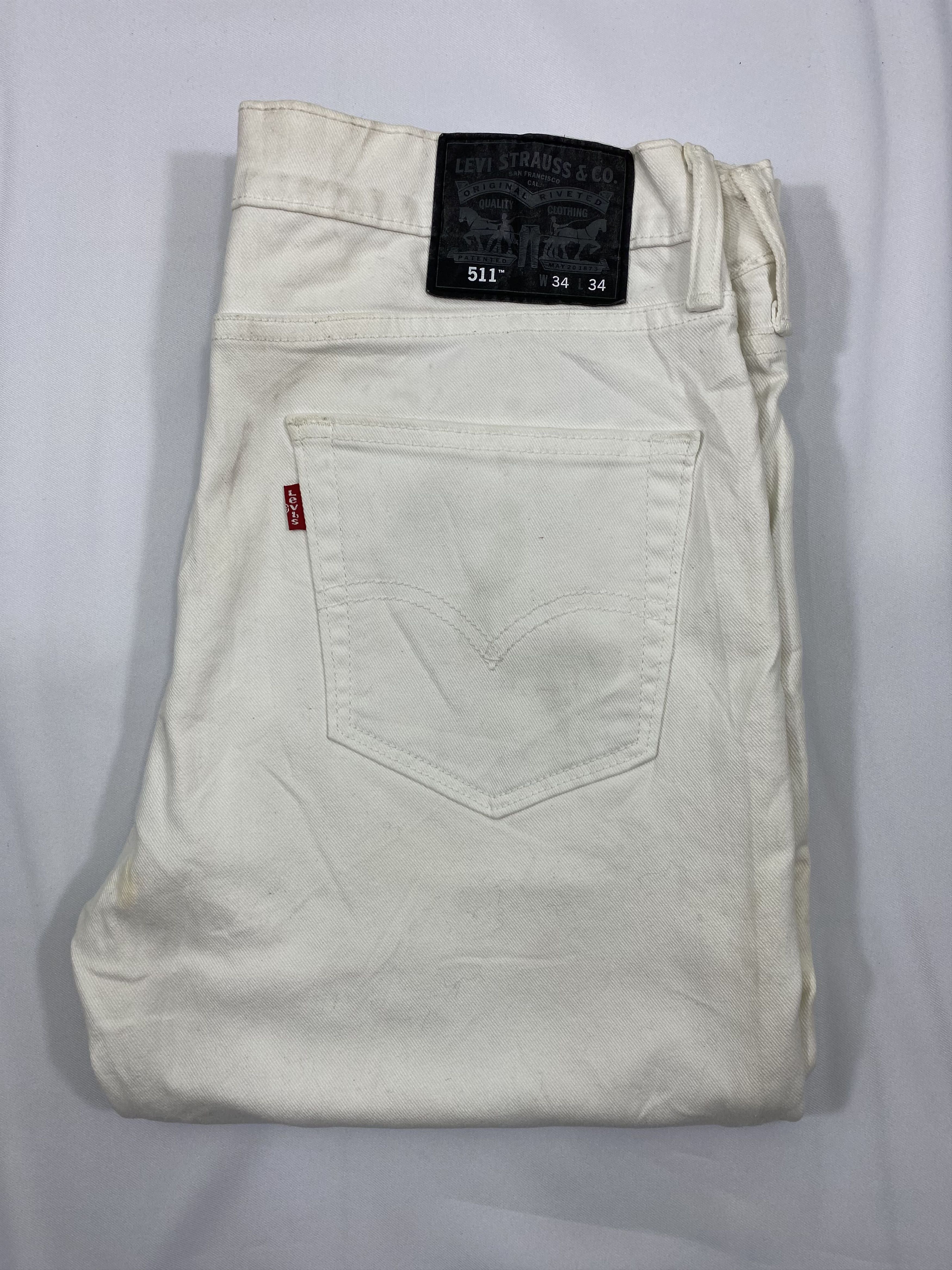 Vintage Levi`s Jeans 511 Slim Fit Raw Unwashed Denim