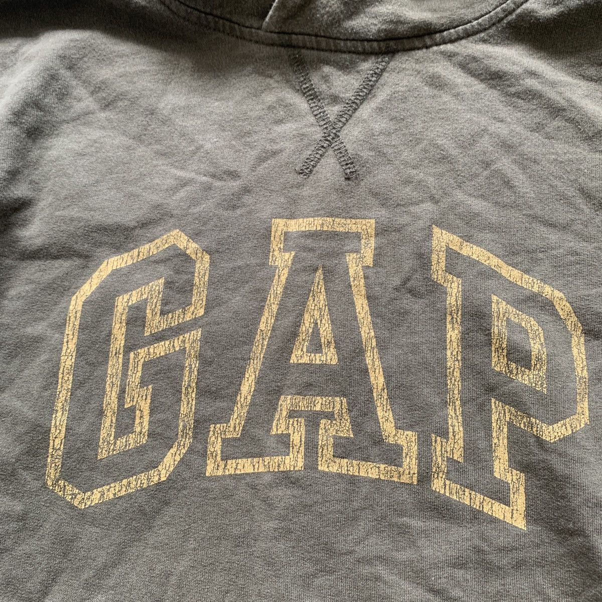 Gap × Vintage Gap vintage big logo USA brown olive man’s hoodie Size US S / EU 44-46 / 1 - 3 Thumbnail