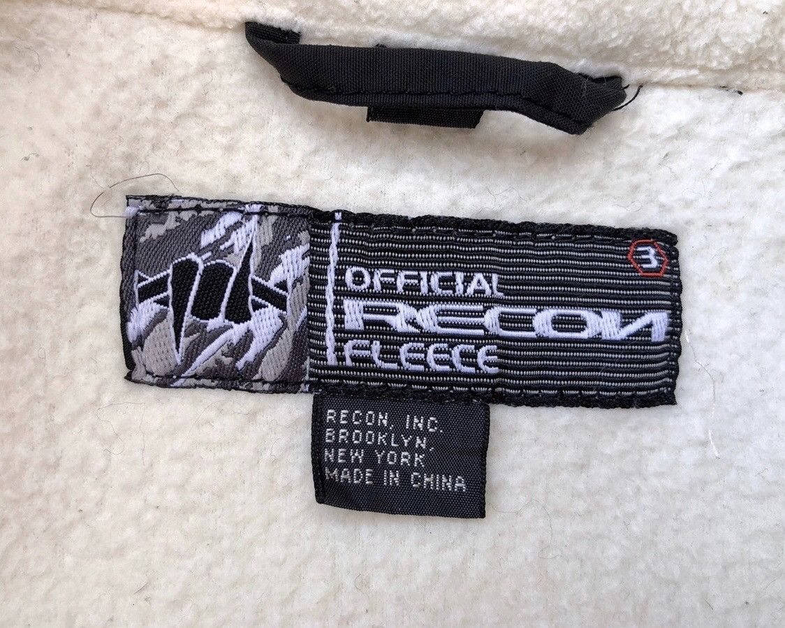 Recon Officials Recon Embroidery Logo Fleece Zip Up Vest Size US L / EU 52-54 / 3 - 9 Thumbnail