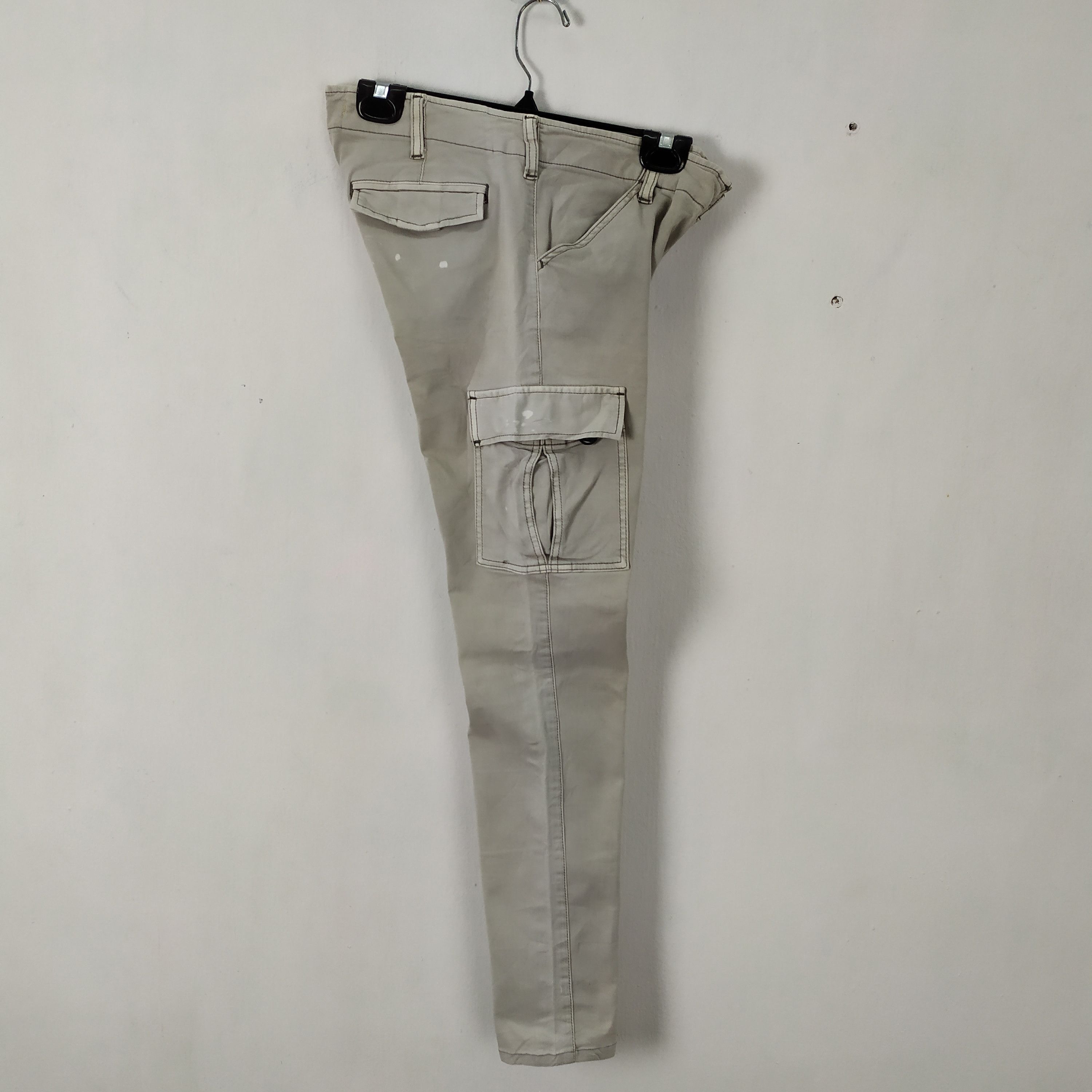 Japanese Brand × Vintage Honey Suckle Rose Grey skinny Cargo Pants Size US 28 / EU 44 - 5 Thumbnail